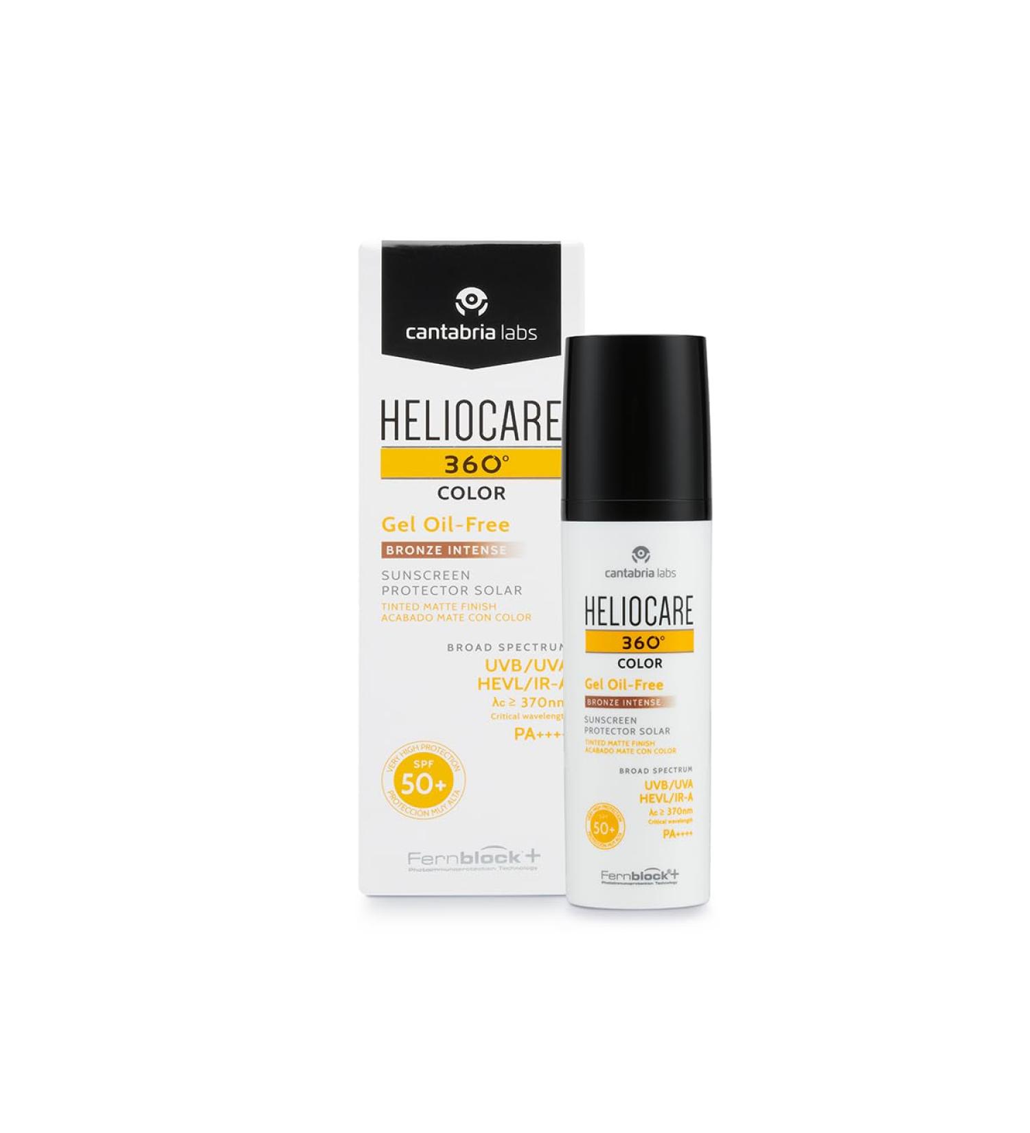 Heliocare 360 Gel Oil Free Bronze Intense Spf50 50ml - Buy Online on GoSupps.com