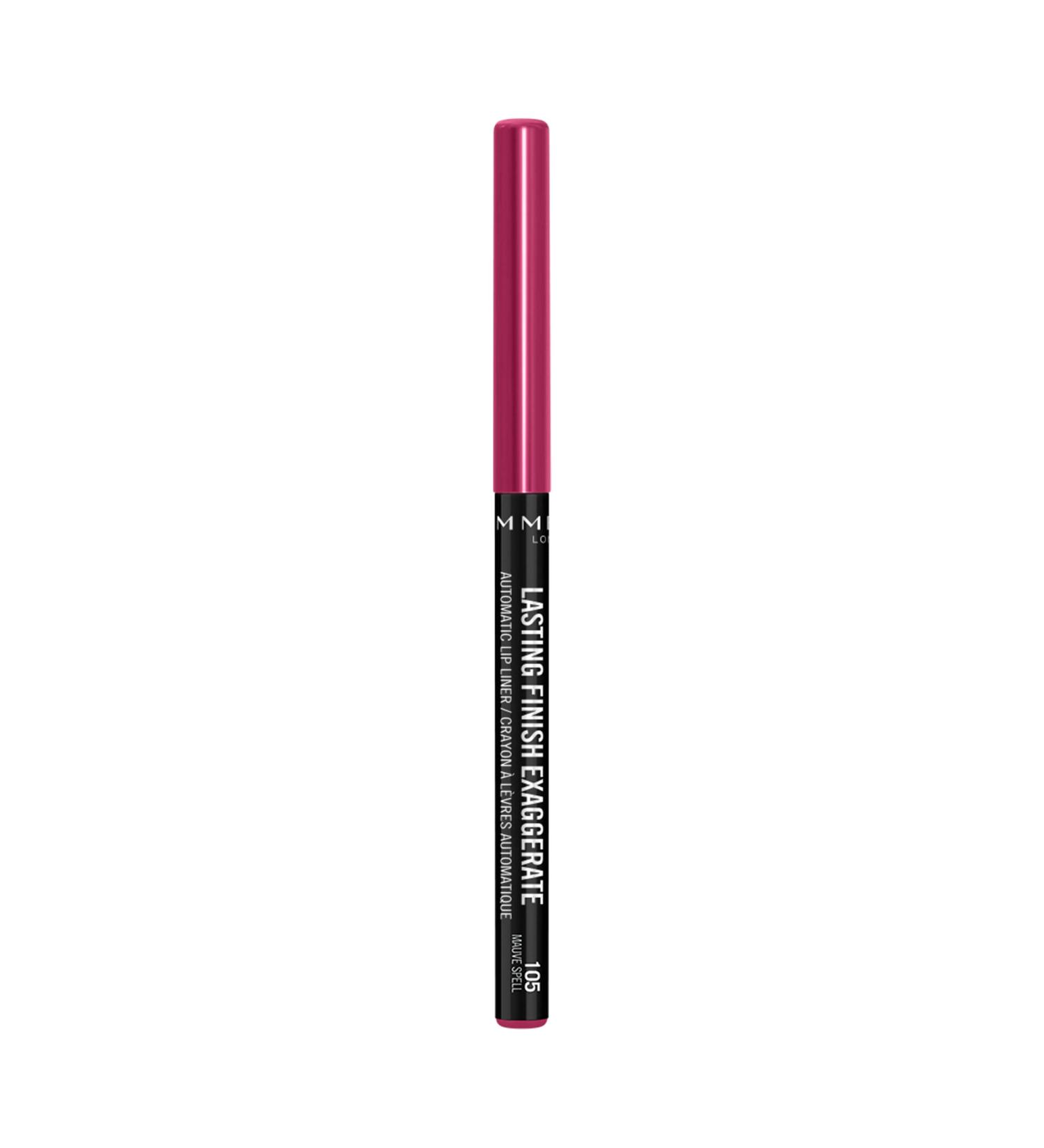 Rimmel Lasting Finish Exaggerate Automatic Lip Liner  105 Mauve Spell Mauve Spell 105 1 Count (Pack of 1)