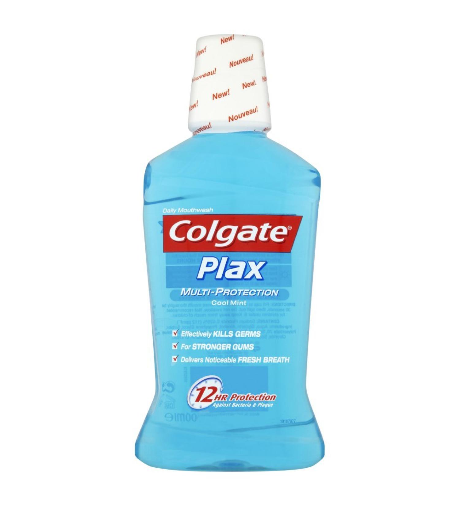 Colgate Plax Multi Protection Cool Mint Mouth Wash - Clinically Tested Fresh Breath & Oral Care - International Shipping Available - Buy Online on GoSupps.com