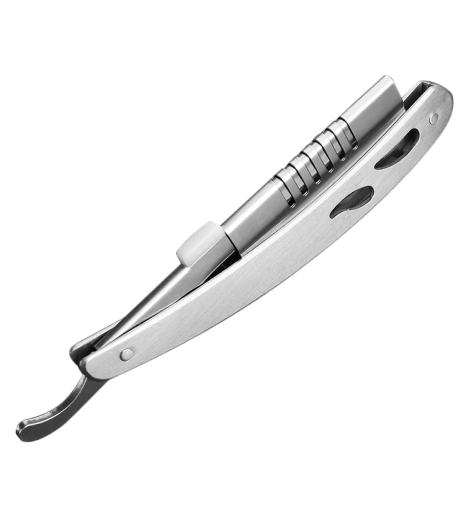 Minkissy Stainless Steel Razor Holder | Rustproof Hairdresser & Beard Shear Knife Holder for Men - International Shipping Available - Buy Online on GoSupps.com