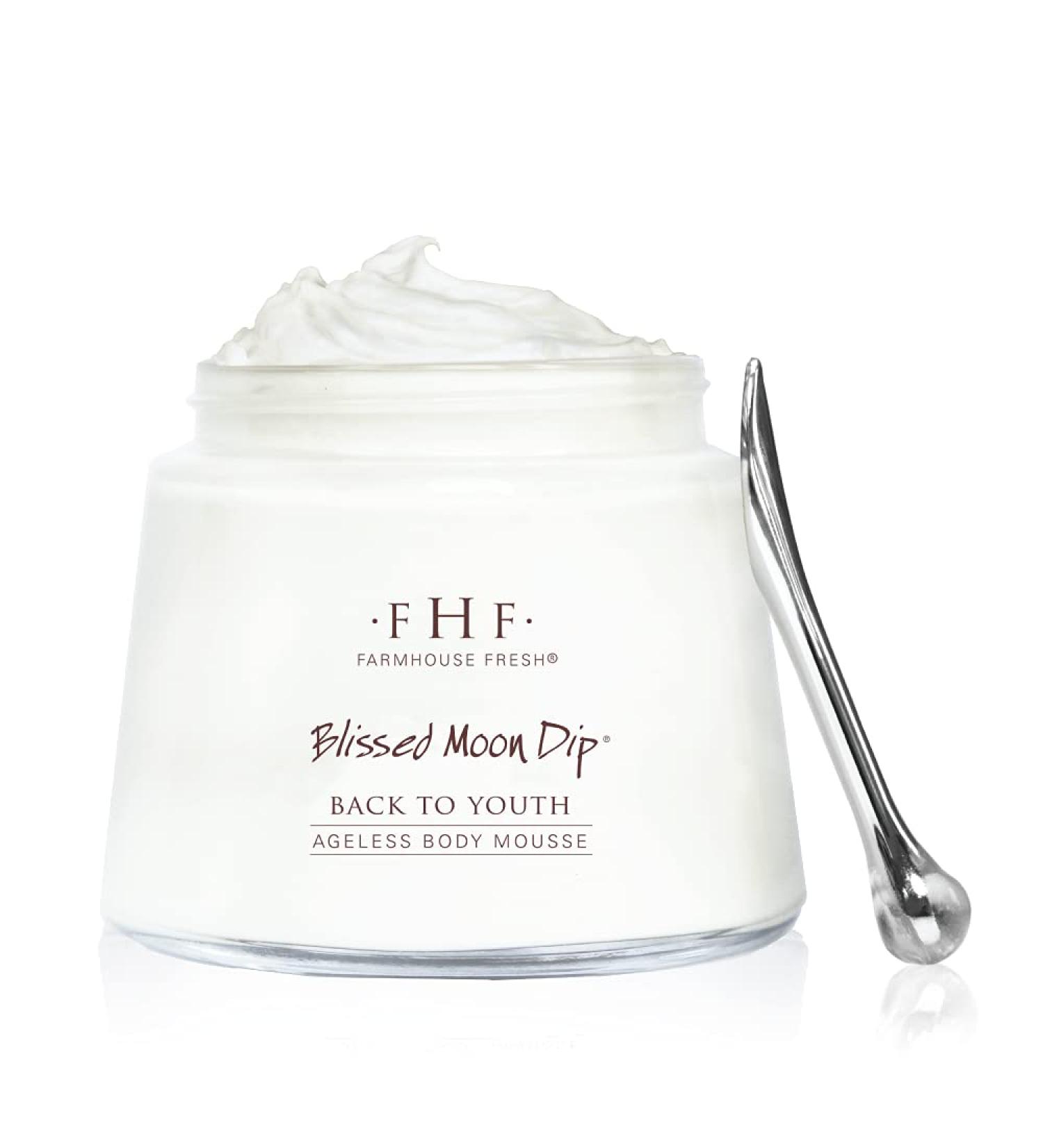 FarmHouse Fresh Blissed Moon Dip Back To Youth Ageless Body Mousse 8 fl. oz. | Hydrating Body Cream - Buy Online on GoSupps.com
