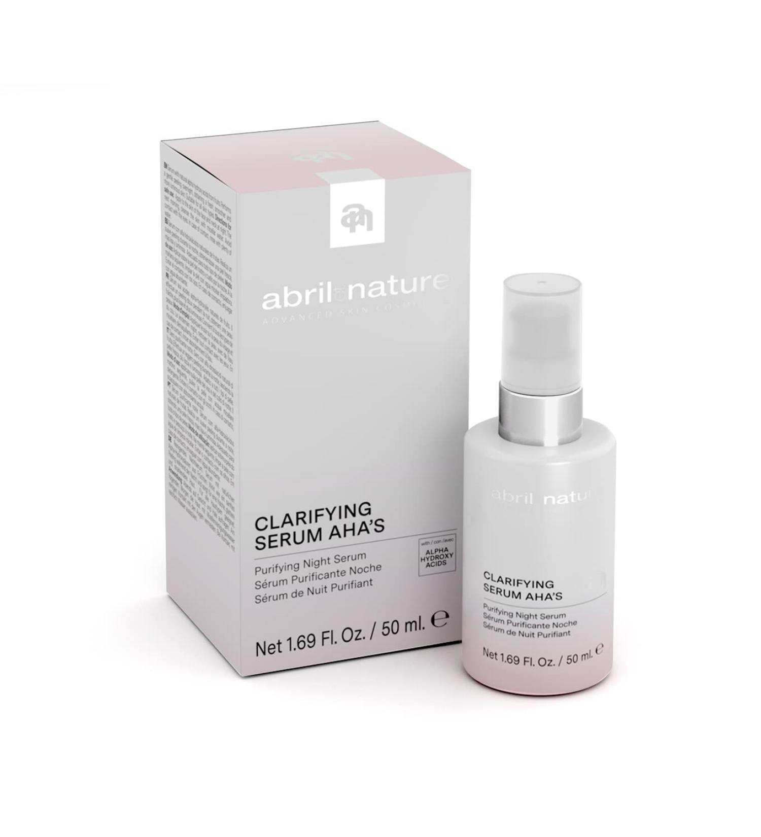  abril et nature abril et nature Skin Clarifying Serun AHA's 50ml. Removes impurities and blemishes. 100% Vegan. For all skin types. - Buy Online on GoSupps.com