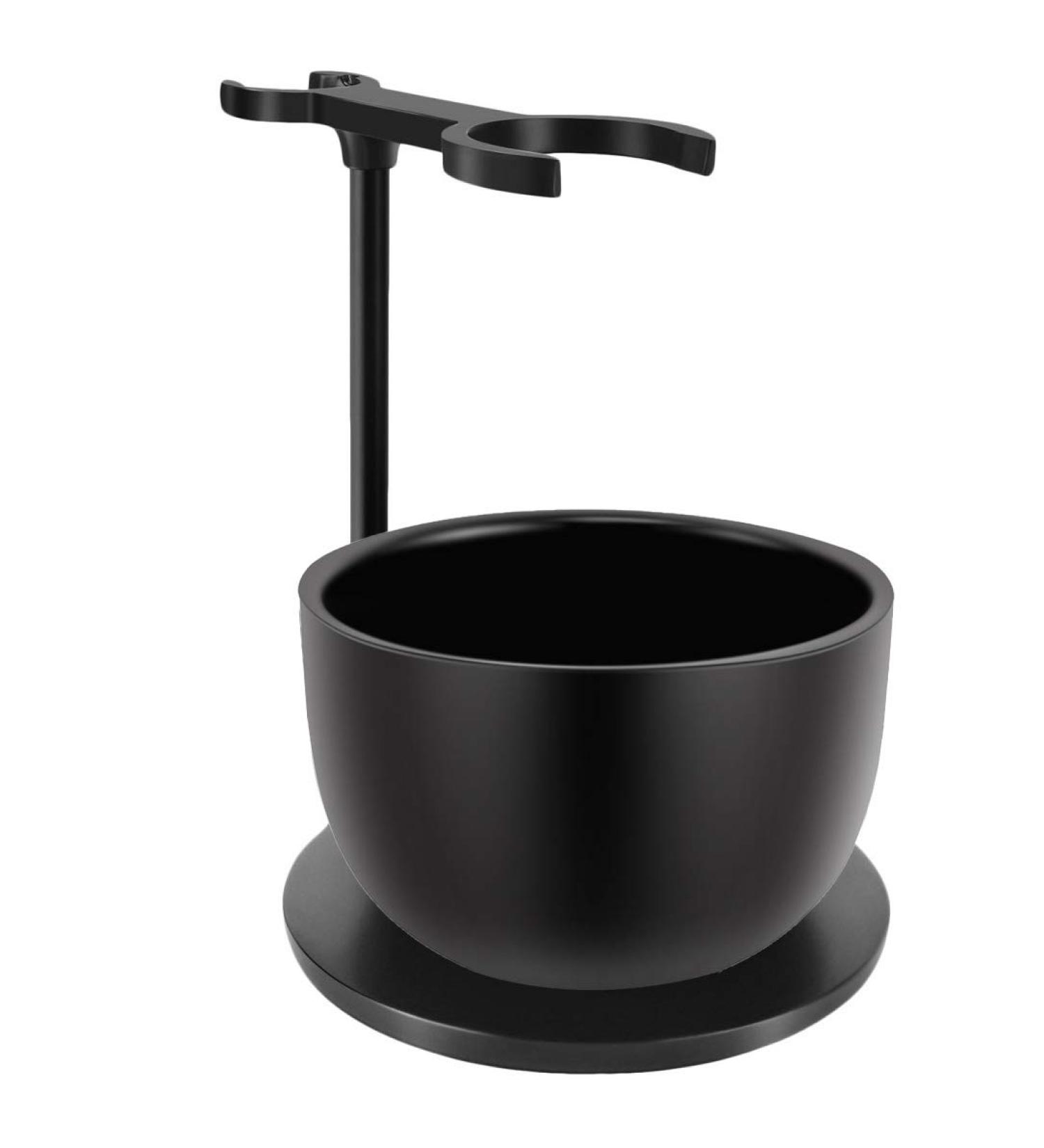 Sanwa Deluxe Heavyweight Shaving Brush Razor Stand with Stainless Steel Soap Bowl Set - Perfect Gifts for Dad, Boyfriend, and Husband - Buy Online on GoSupps.com