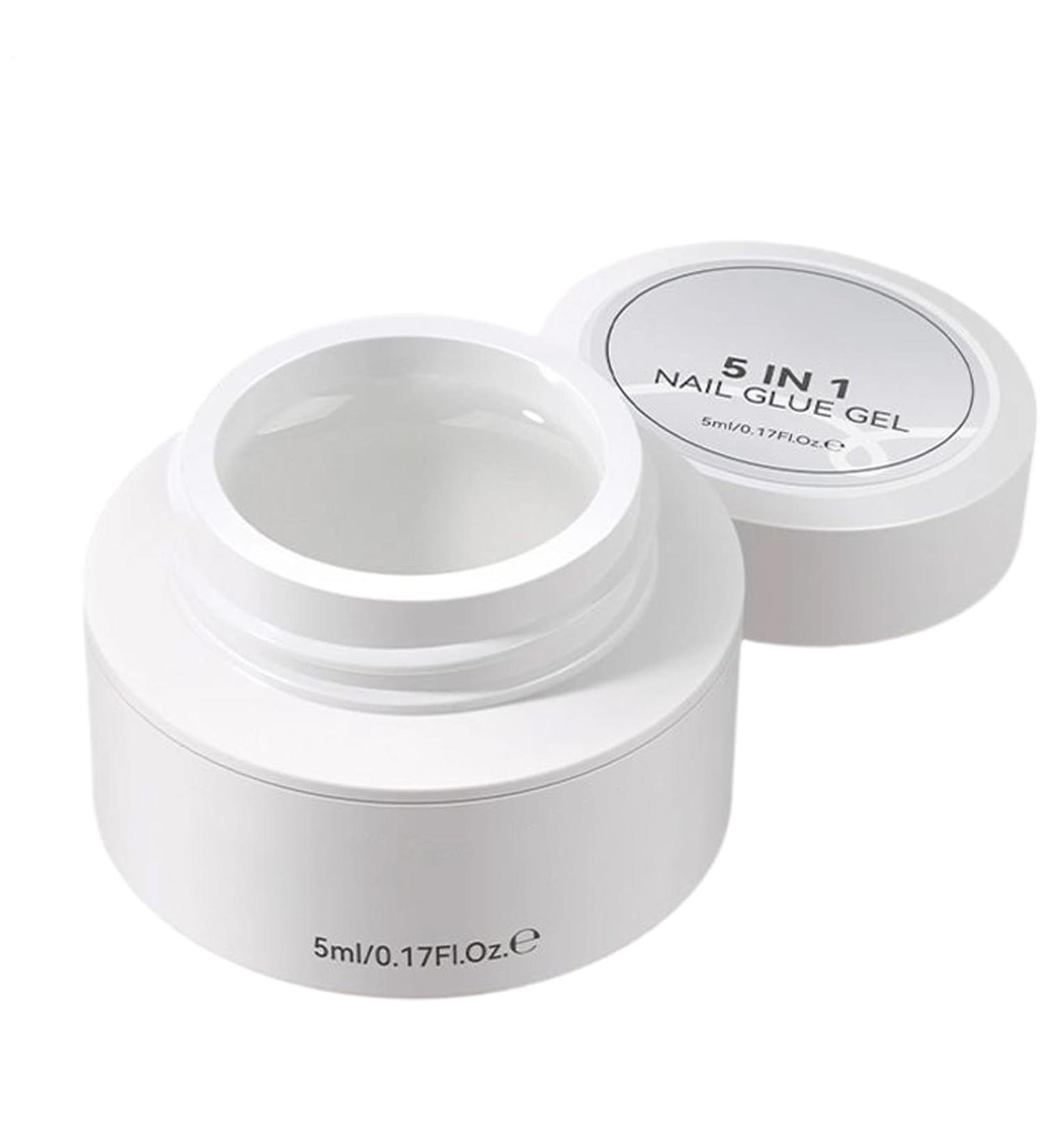 G n rique Solid Nail Glue Gel - Multifunctional Strong Adhesion Tack Extension Quick Bonding Application Long Lasting Hold for Home & Salon Manicure Styling Nail Design Glue Gel 5 ml Clear - Buy Online on GoSupps.com