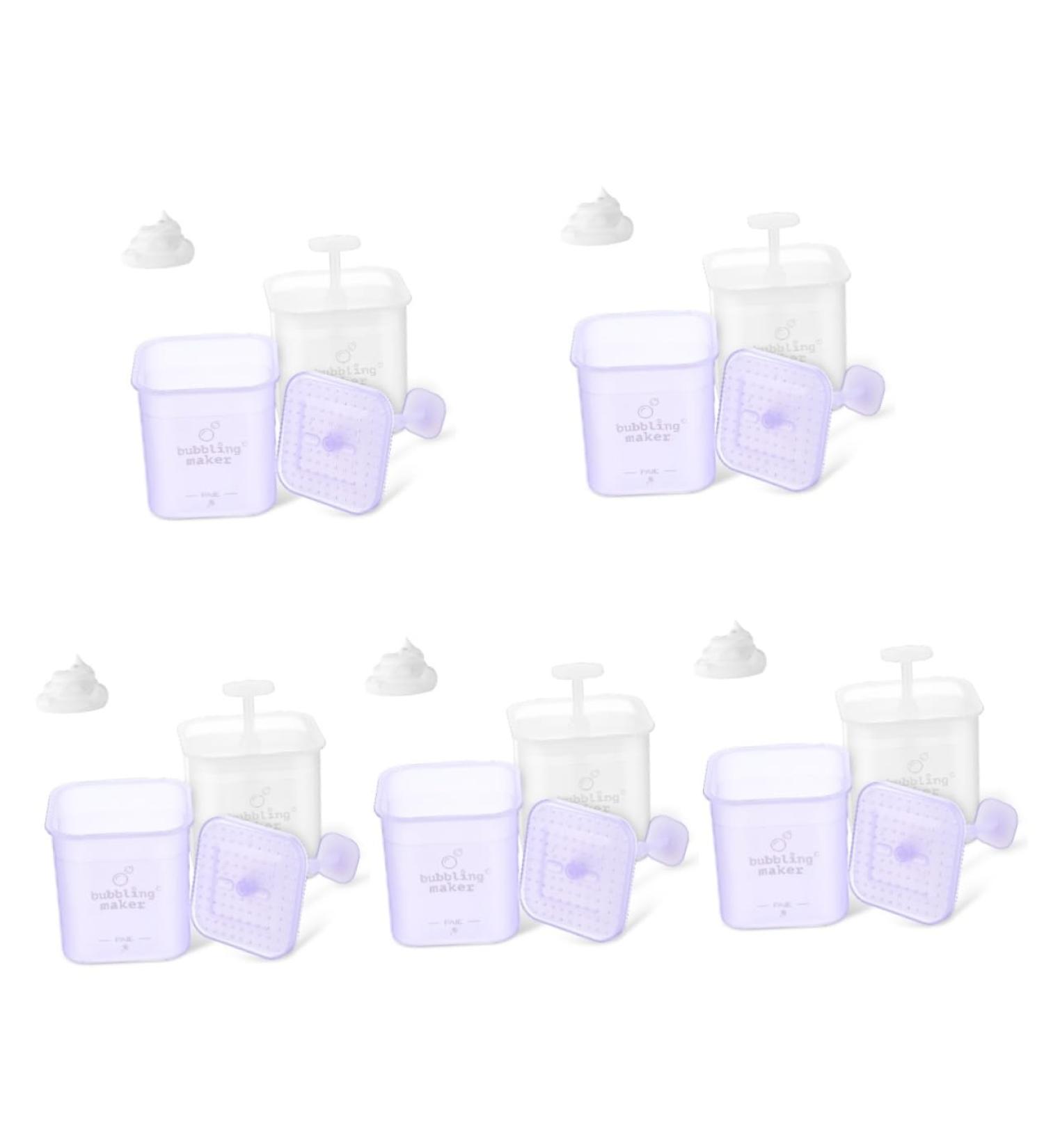 Beavorty 10 Pcs Foam Cup Face Wash Facial Marshmallows Skincare Tools for Face Foam Bottles Plastic 11.00X7.50X7.50CMx5pcs As Shownx5pcs - Buy Online on GoSupps.com