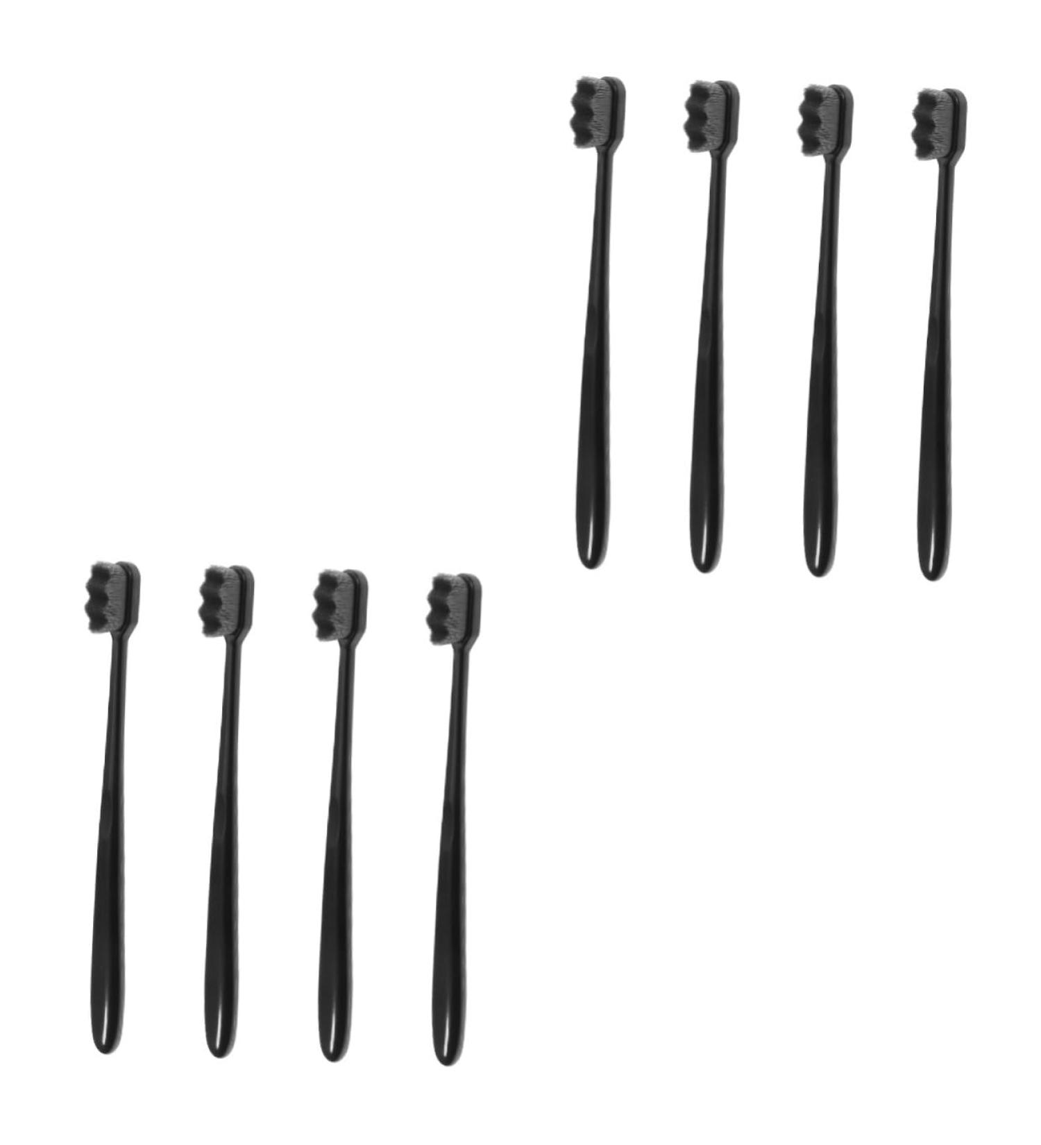 Minkissy 8-Piece Soft Toothbrush Set - Travel Toothbrush for Adults & Children with Soft Bristles - Perfect for On-the-Go Oral Care - Buy Online on GoSupps.com