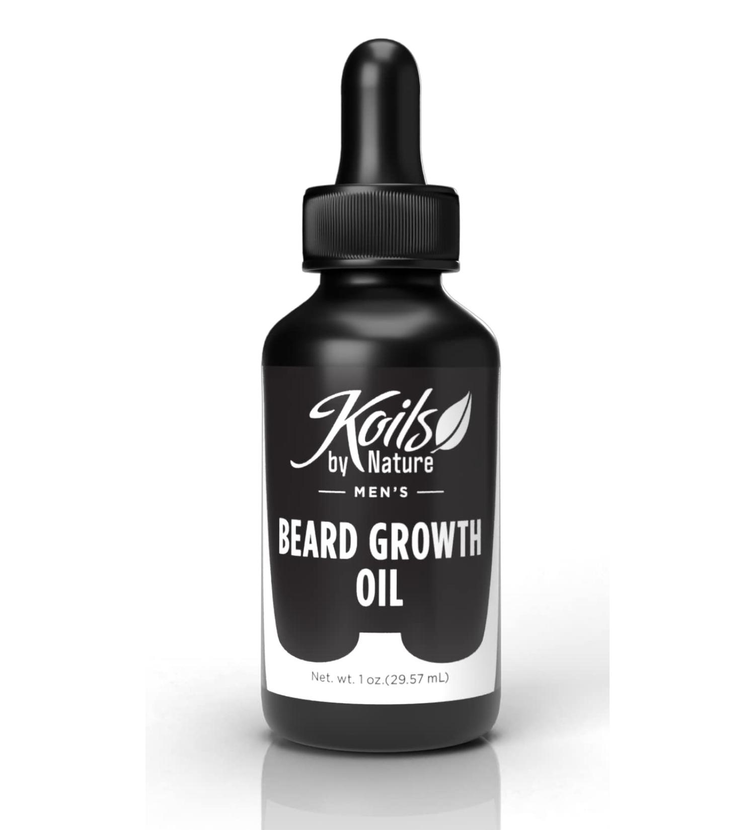 Koils by Nature Beard Growth Oil | 1 Oz | Stimulate Hair Growth - Prevent Razor Burn and Itching