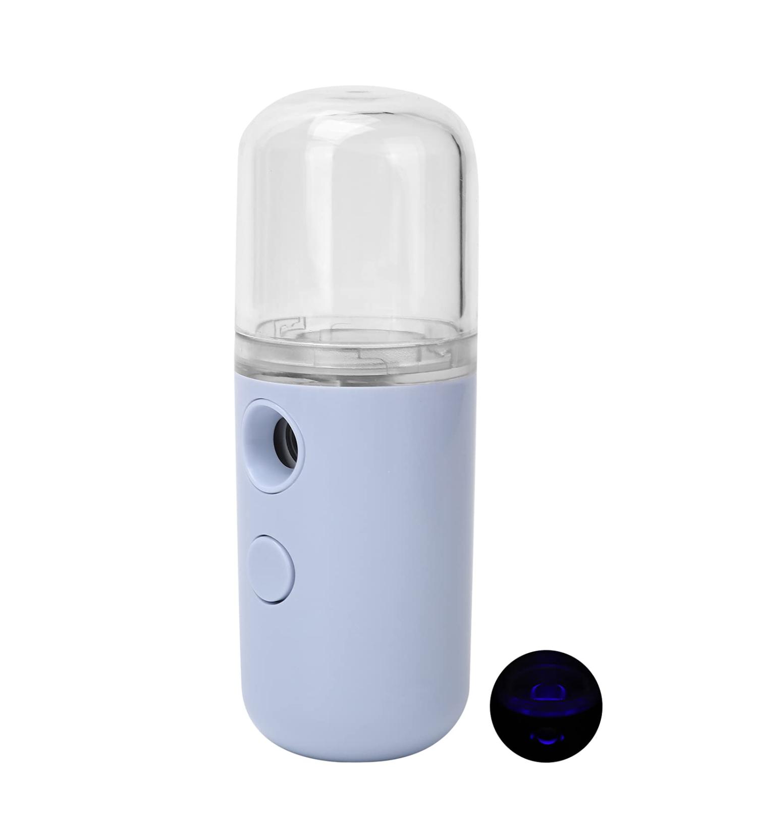 Mist Sprayer USB Rechargeable Facial Humidifier Fashion Facial Mist Sprayer Low Noise Operation Large and Fine Spray for Home or Outdoor Use (Light Purple) - Buy Online on GoSupps.com