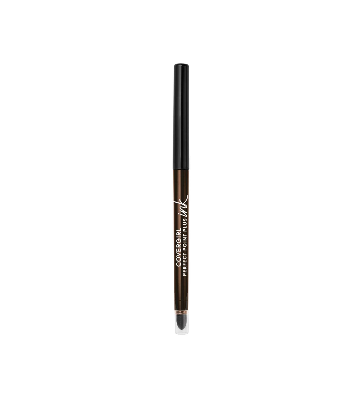COVERGIRL Perfect Point Plus Ink Gel Eye Pencil - Pigmented & Long-Wearing Vegan Formula - Shimmering Brown 280 - 0.01oz - Buy Online on GoSupps.com