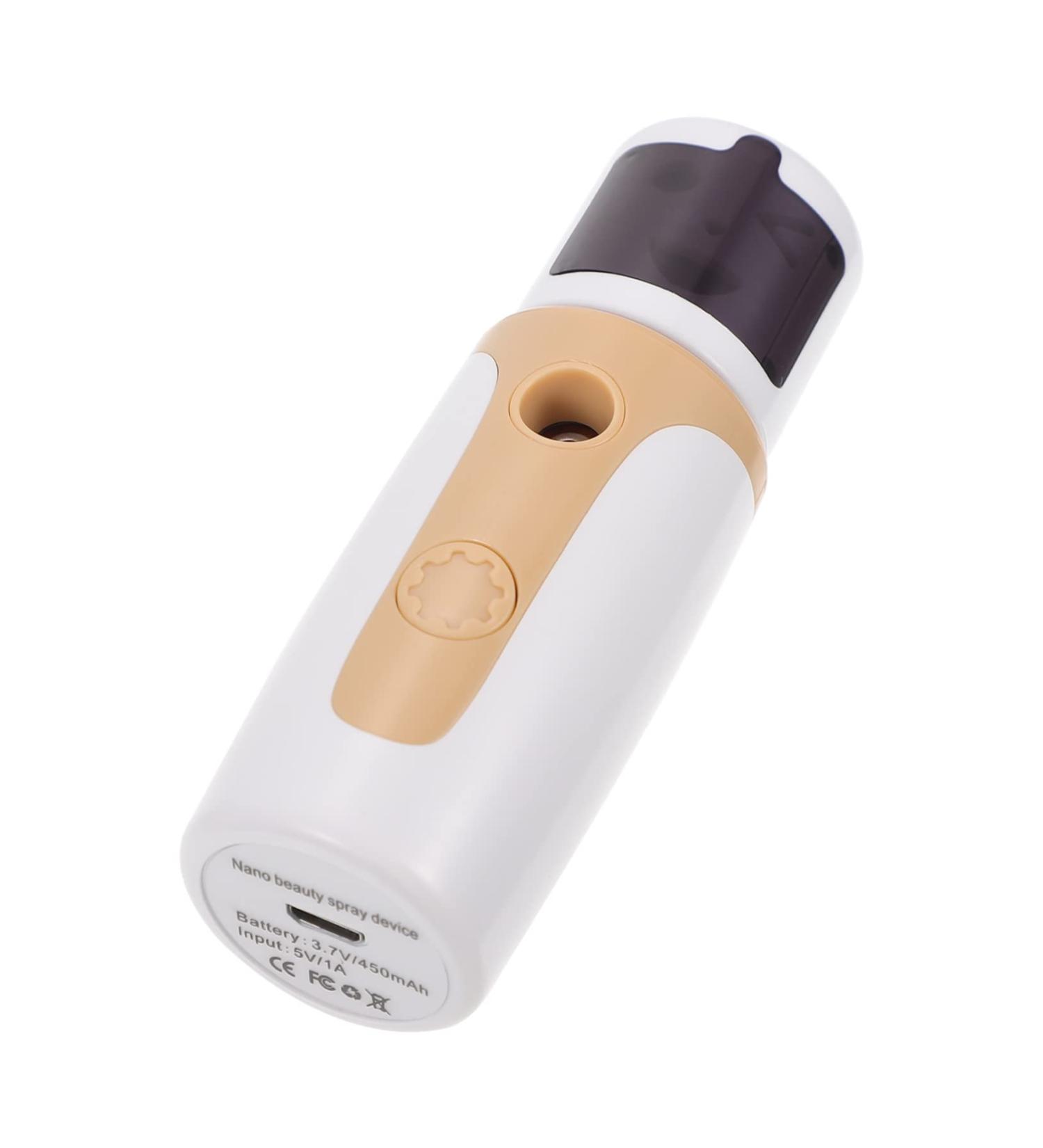 OHPHCALL 1 Set Hydrating Instrument Rechargeable Sprayer Nano Steamer Portable Facial Mister Face Yellow Abs - Buy Online on GoSupps.com