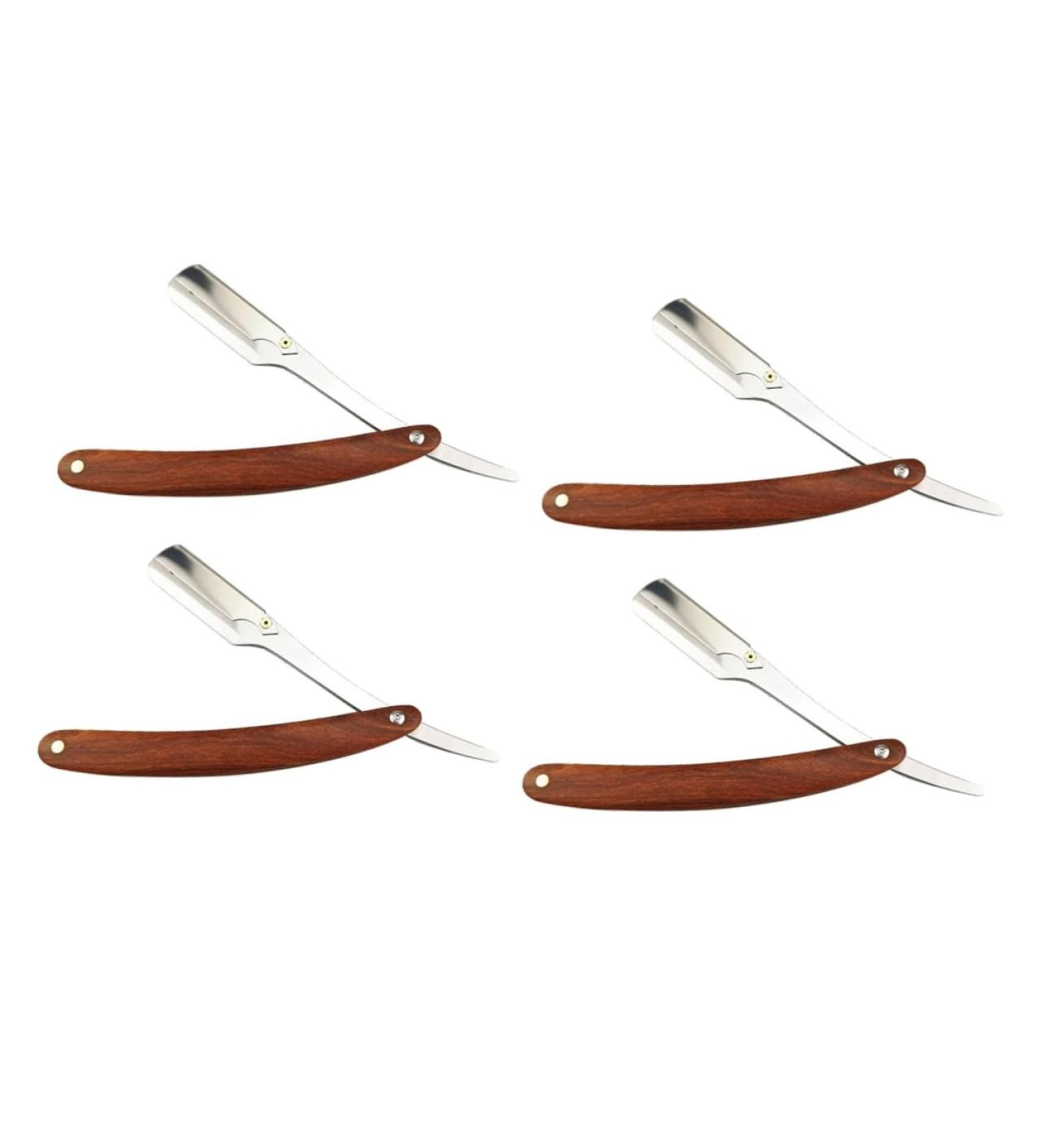 Beavorty 4-Piece Interchangeable Blade Razor Set - Safe Metal Hand Razor & Trimmer for Men - Buy Online on GoSupps.com