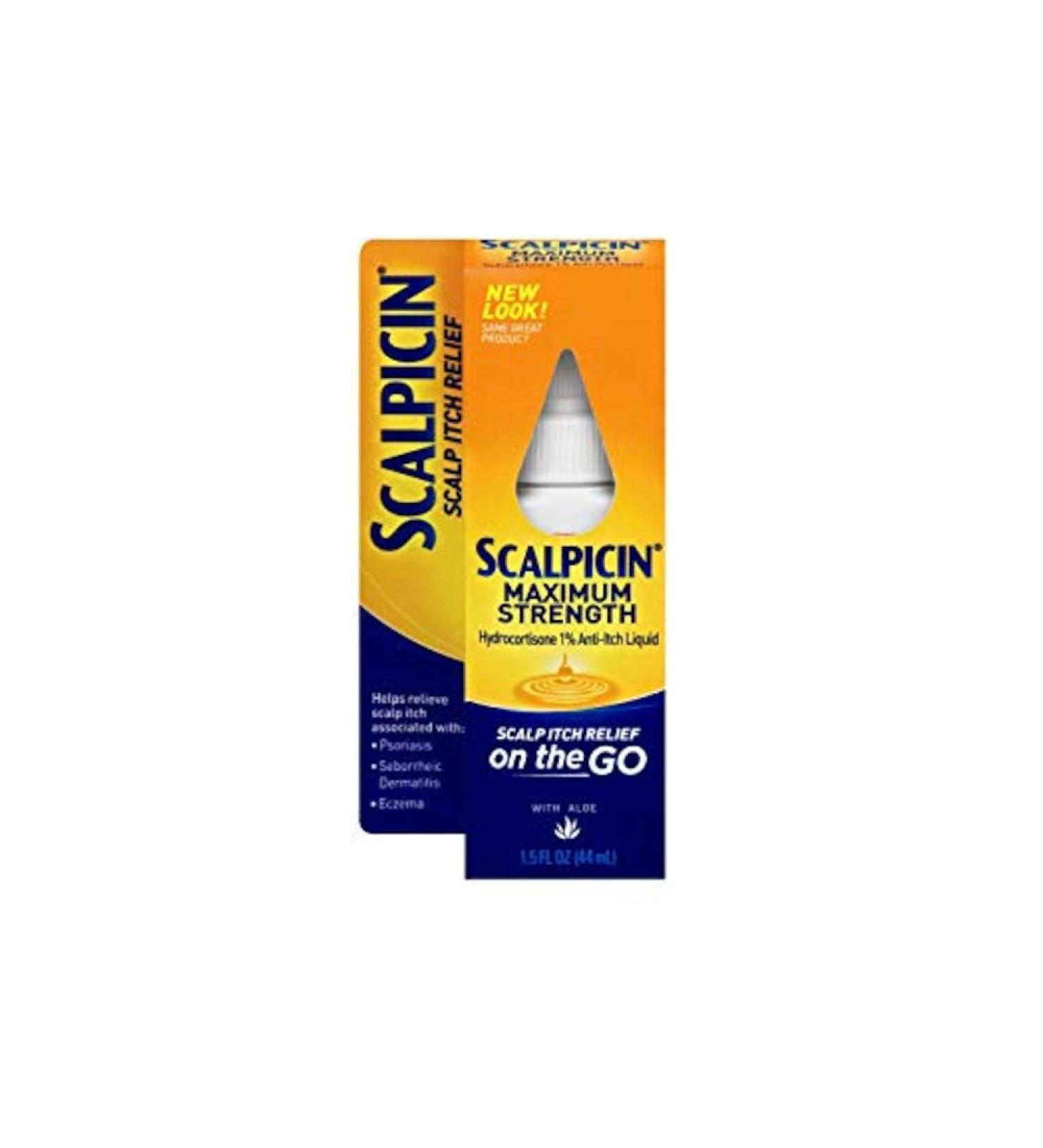 Scalpicin Maximum Strength Scalp Itch Relief 1.5 Ounce