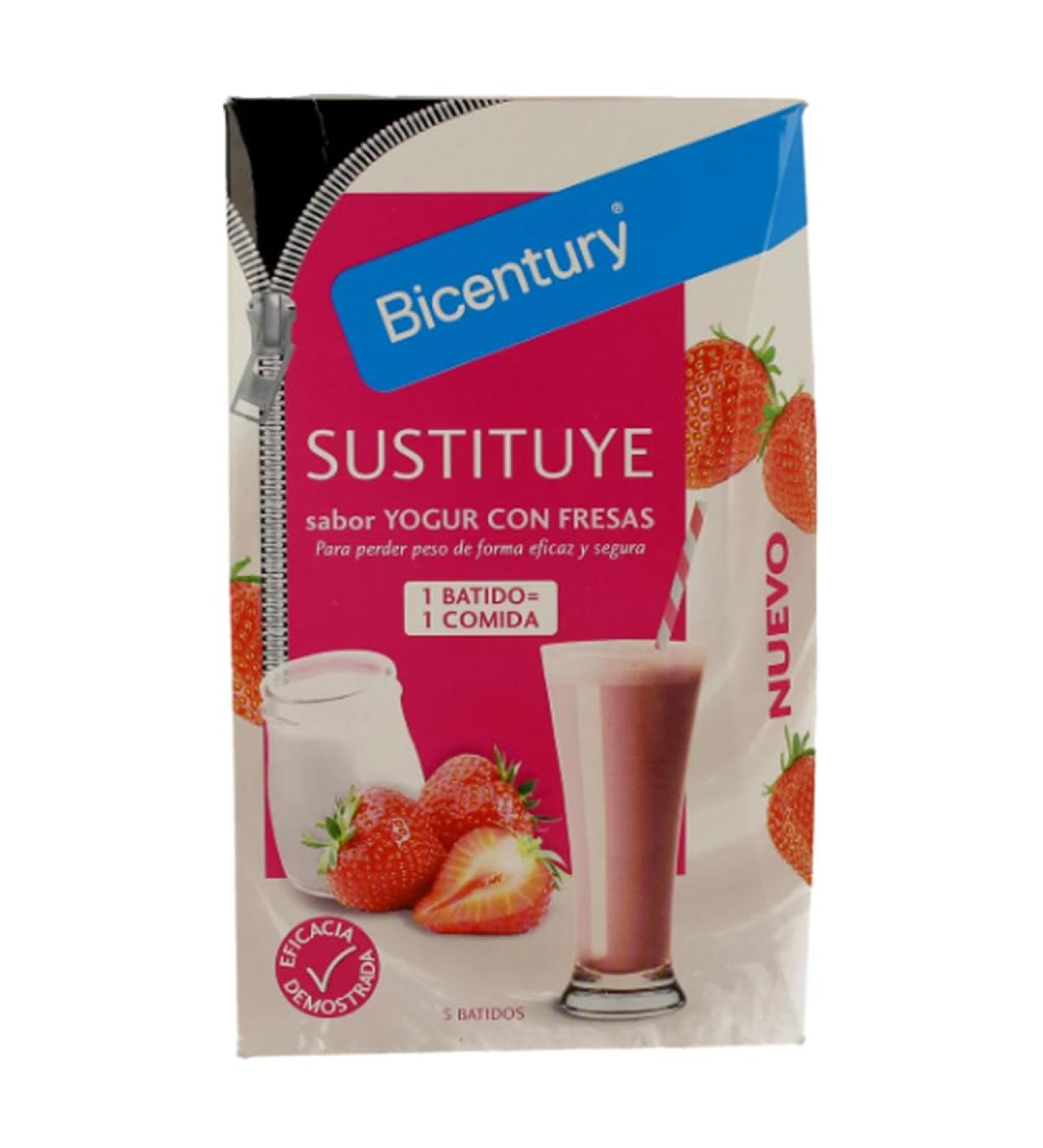 Lot de 6 shake aromatis s yaourt fraise en remplacement de repas de 225 g.