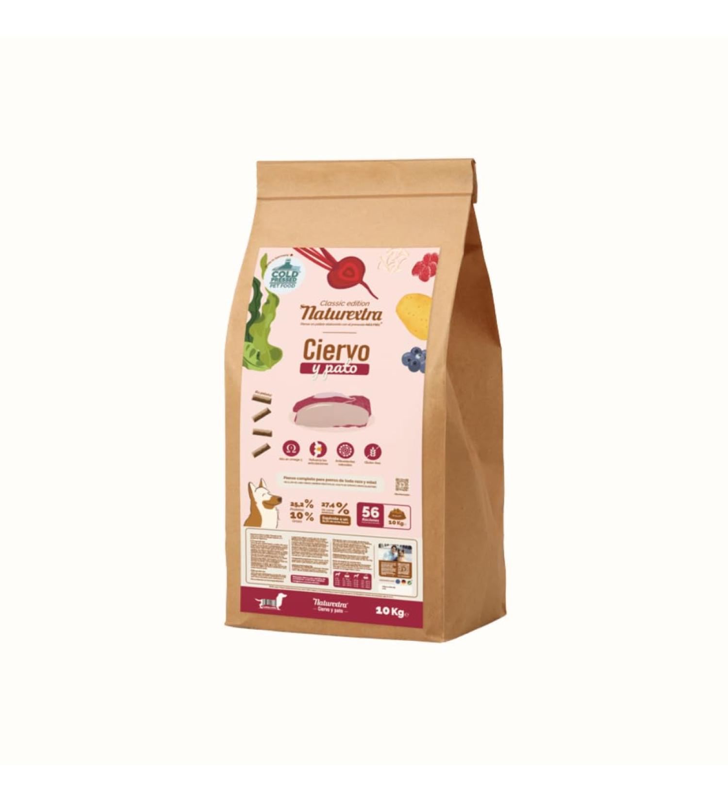 Naturextra Deer and Duck Dry Dog Food 10kg