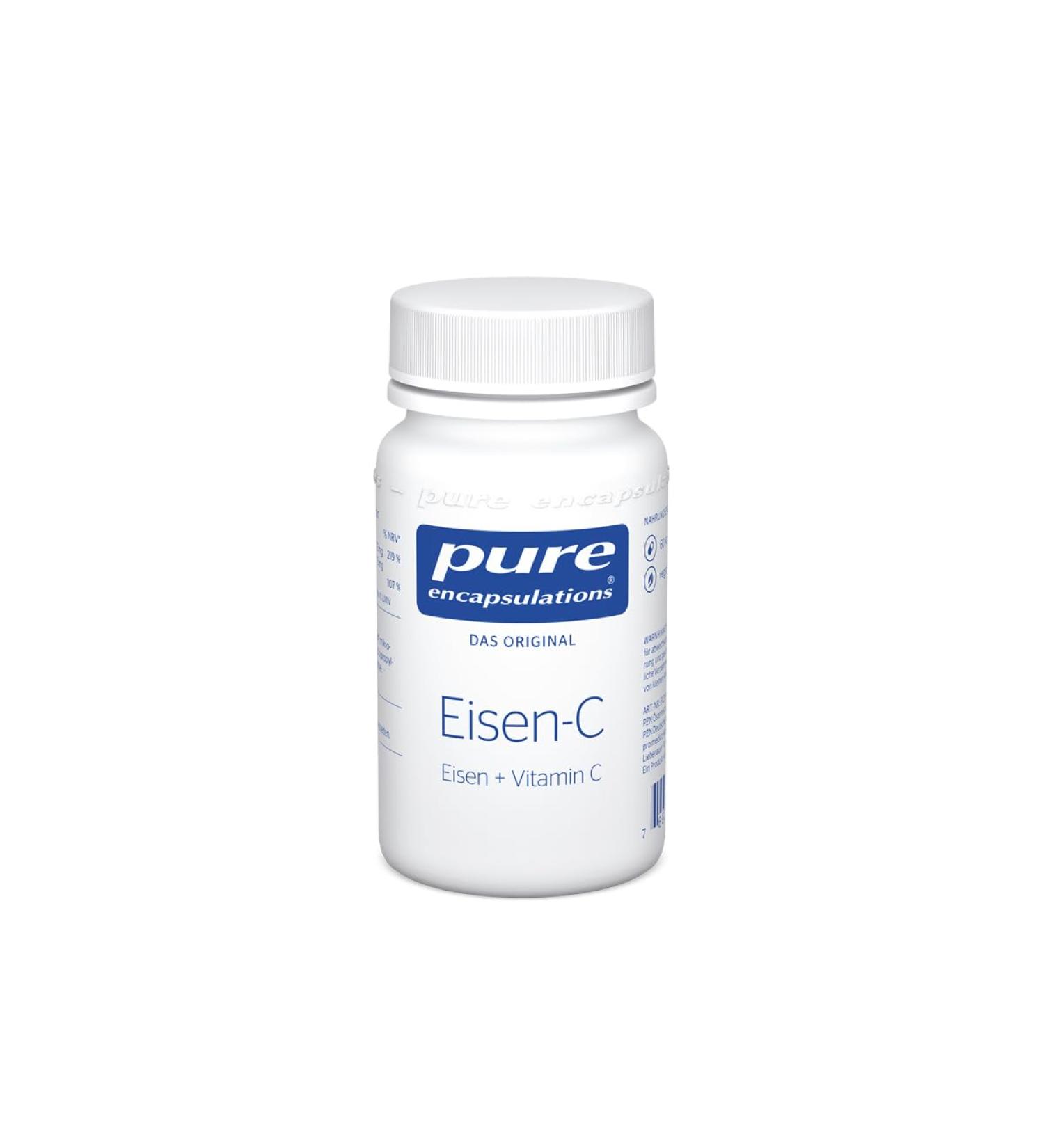 Buy Pure Encapsulations IRON-C - 60 Capsules - Premium Iron Supplement for Optimal Health | International Shipping Available - Buy Online on GoSupps.com