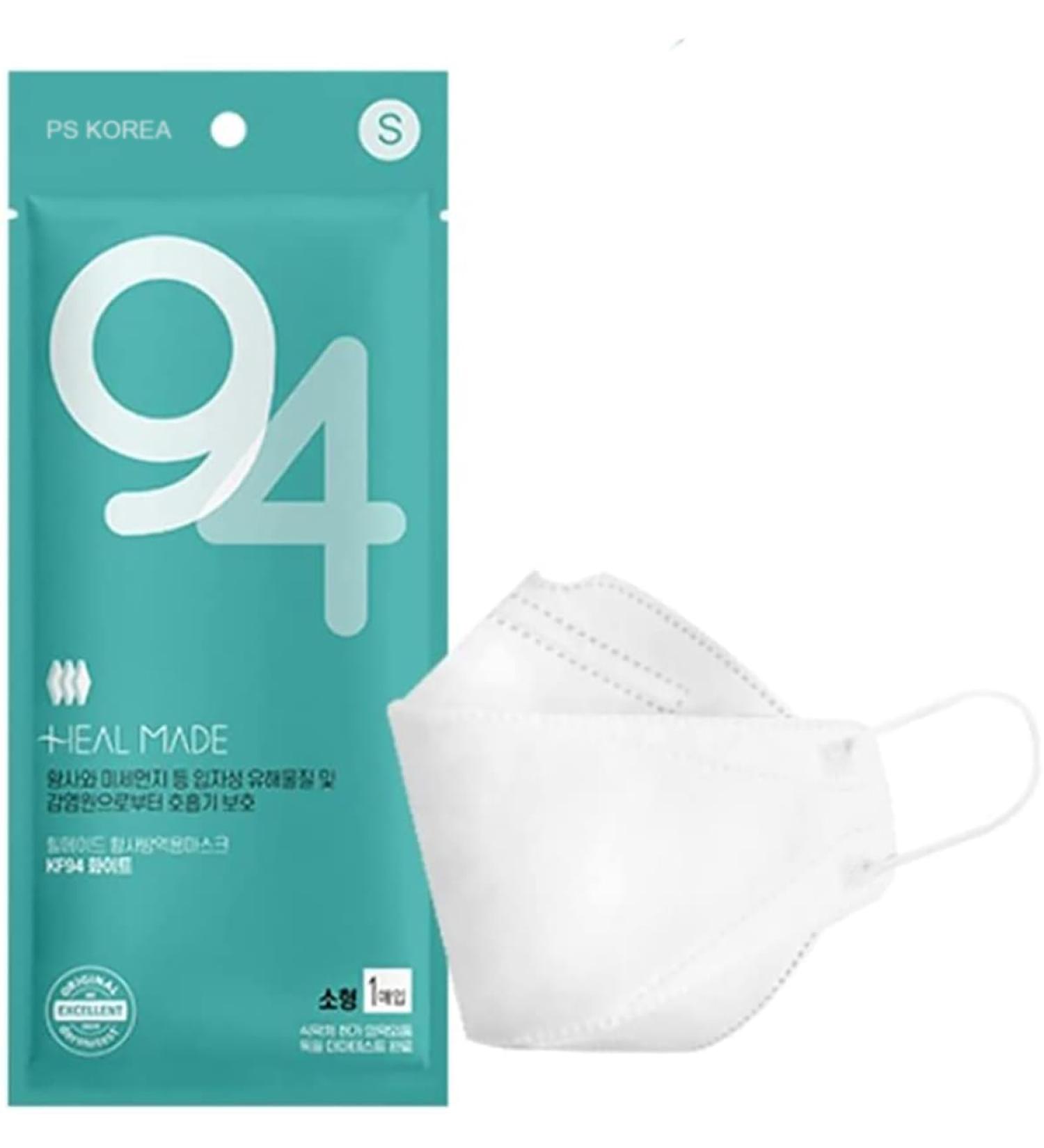 Buy KF94 Kids Face Masks - Pack of 10 | Premium 4-Layer Filters | Disposable Respirators for Ages 5-14 | Made in Korea - Buy Online on GoSupps.com