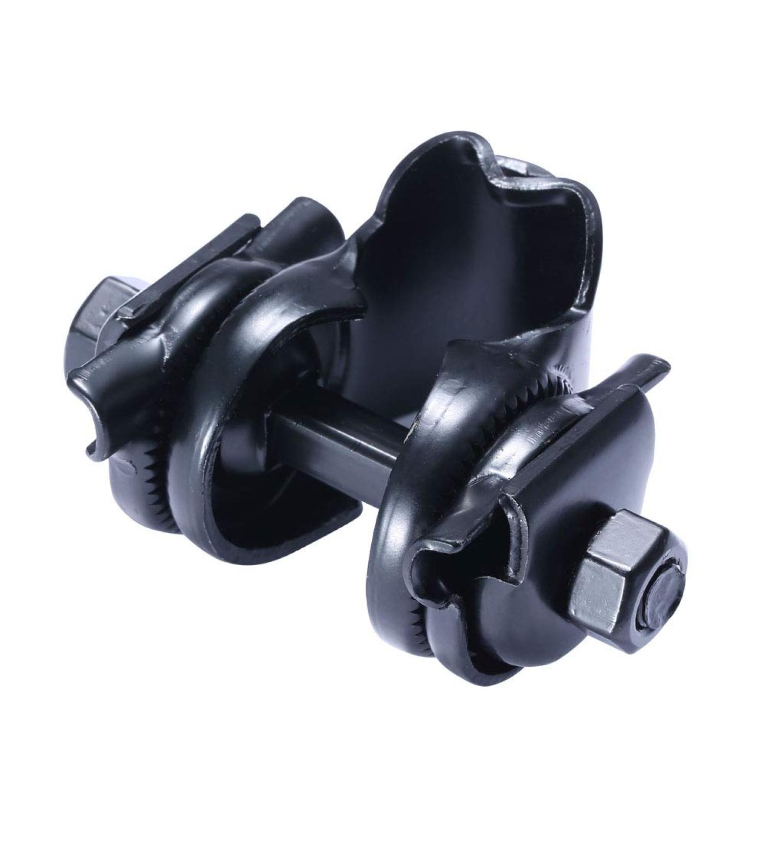 Teyssor Bike Seat Clamp Bicycle Seat Adapter Fit for Standard Rail Saddles Black