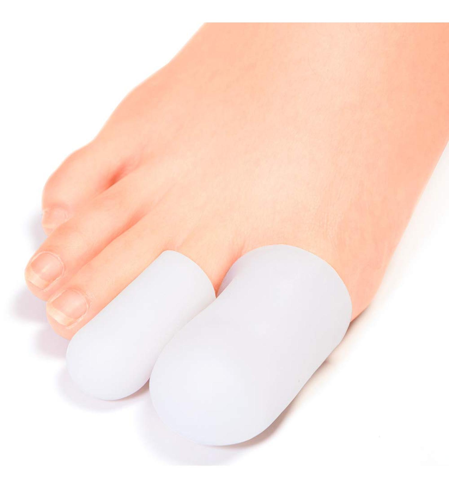Kimihome Gel Toe Caps - 10 Silicone Toe Protectors for Blisters Corns & Calluses | Cushioned Comfort & Skin Protection - Buy Online on GoSupps.com