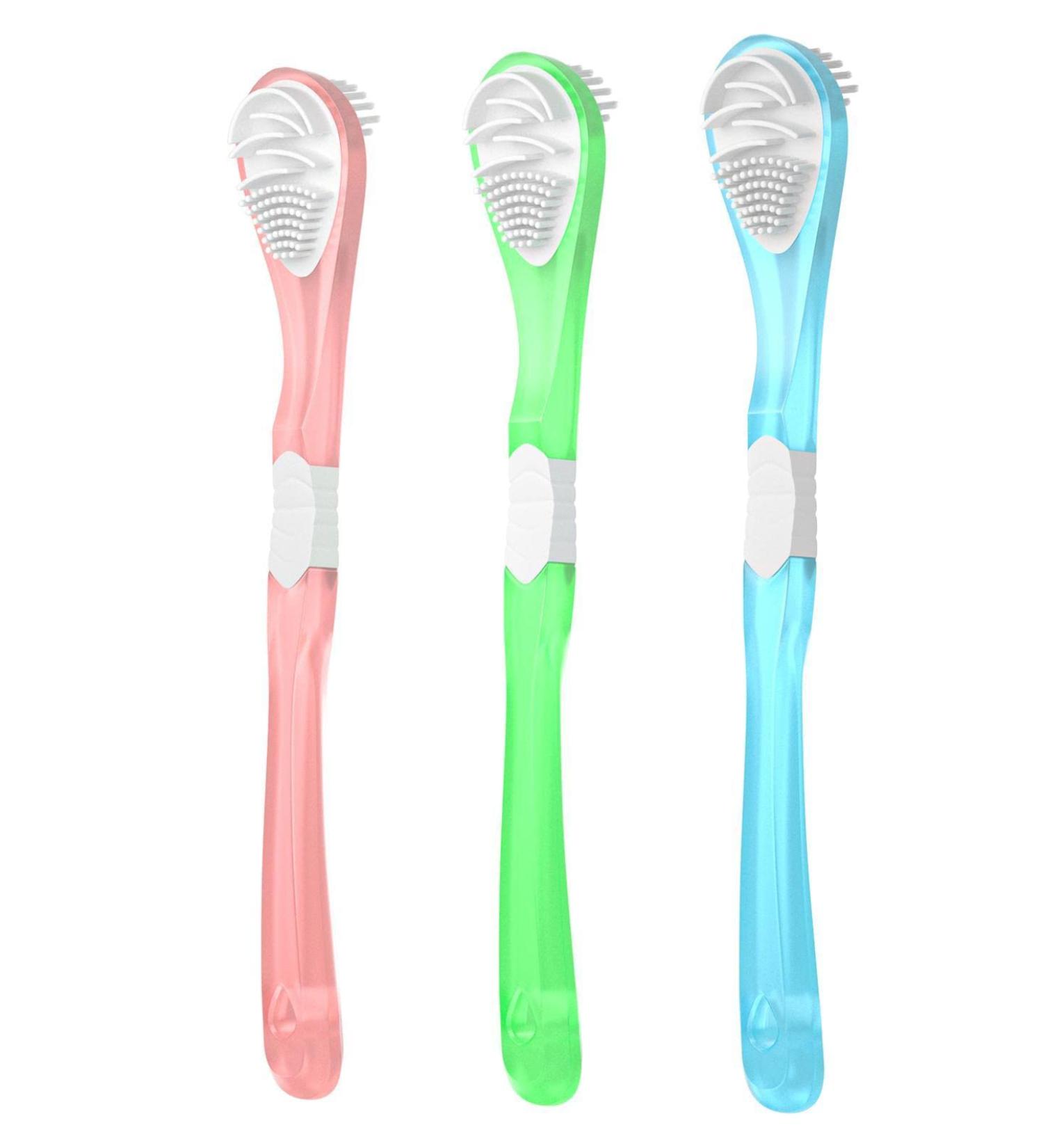 Y-Kelin Double-Sided Tongue Scraper & Ultra-Soft Cleaner (3 Pack) - 3 Count - Buy Online on GoSupps.com
