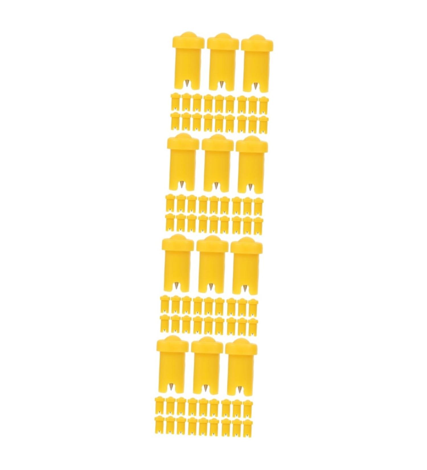 FRCOLOR 400 Pcs Eyelash Glue Bottles with Anti-Blocking Needles | Duo Lash Glue & Supplies for Extensions - Yellow - Buy Online on GoSupps.com