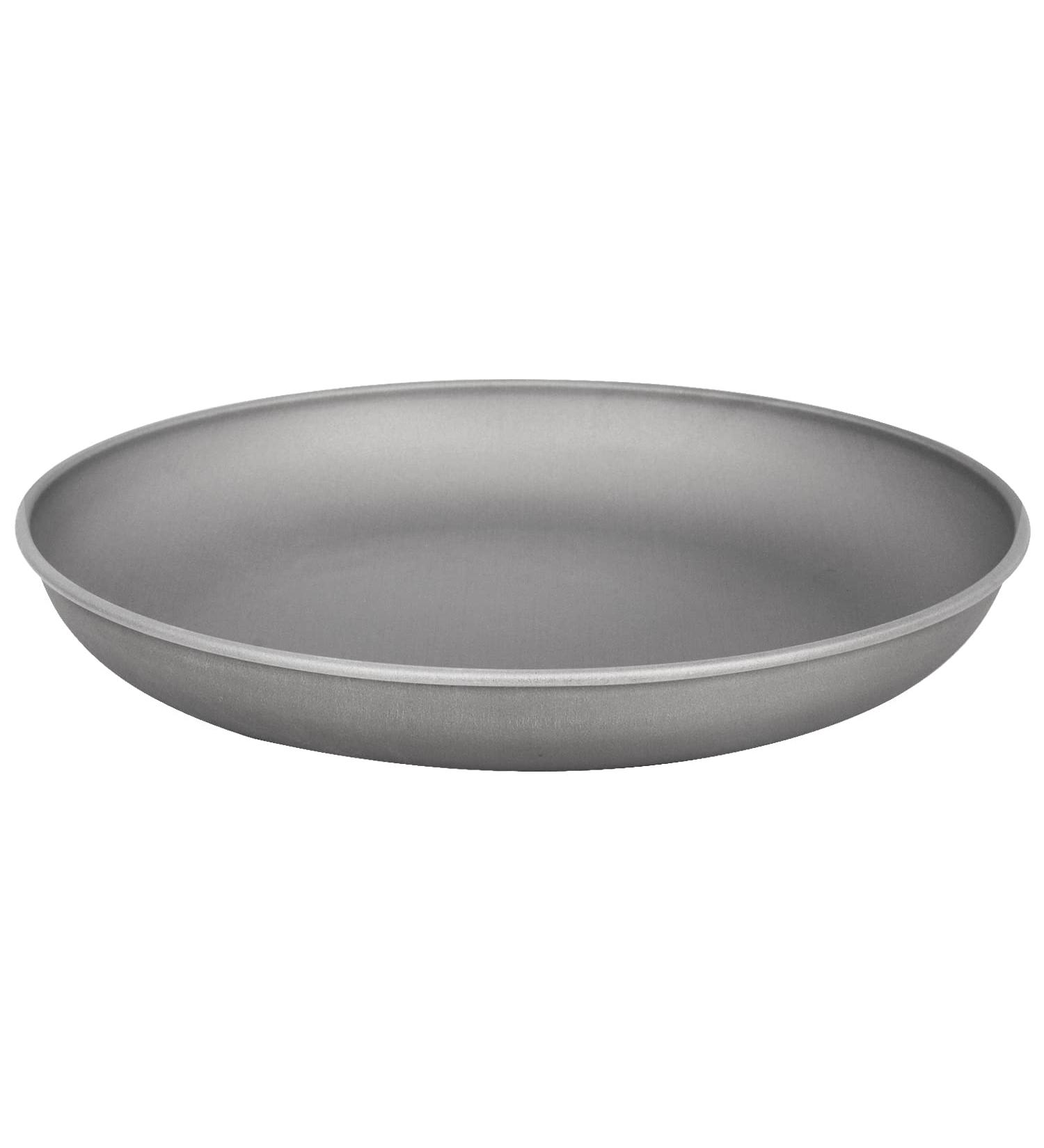 thumbnail image 2 of Titanium Plate Bowl Metal Dinnerware Set For Outdoor Camping, Lightweight Travel Picnic Hiking Grey Plates Dishes(850ml 2 of 12