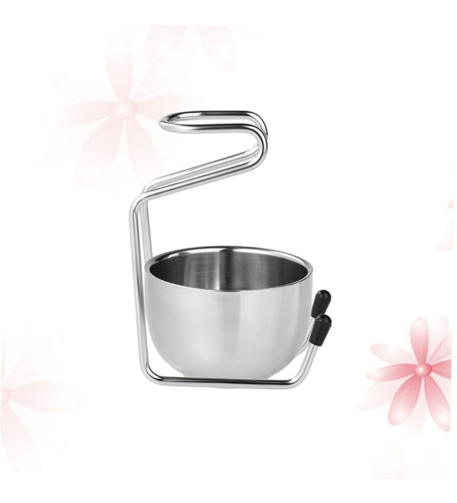 FRCOLOR Glass Bottle Stand Brush Holder - Stainless Steel Storage for Brushes & Razors | International Shipping - Buy Online on GoSupps.com