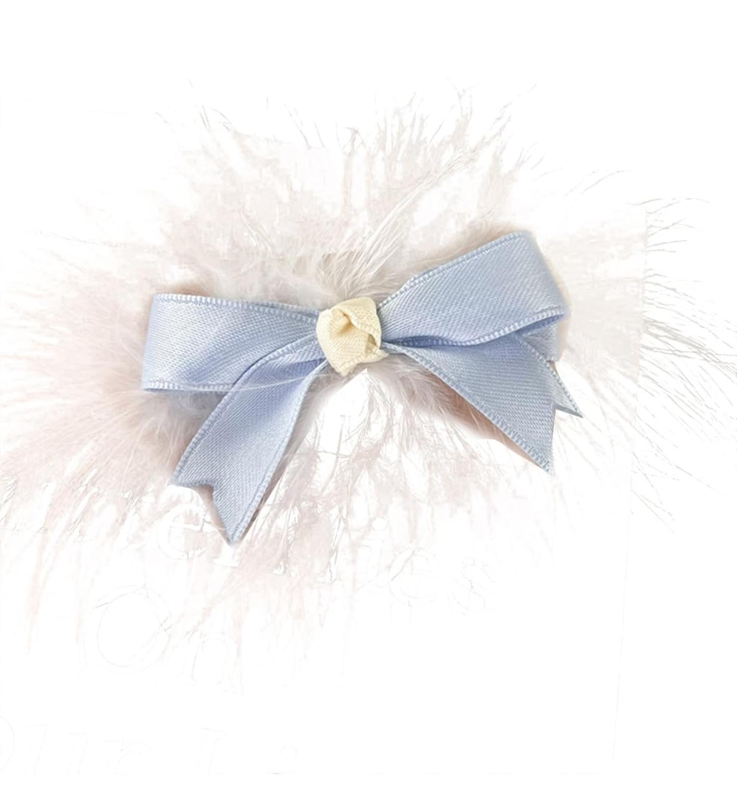 PLCPDM Hair Clip Bangs Clip Sweet Girls Duckbill Clip Headdress Hair Accessories Bow Hairpin Blue - Buy Online on GoSupps.com