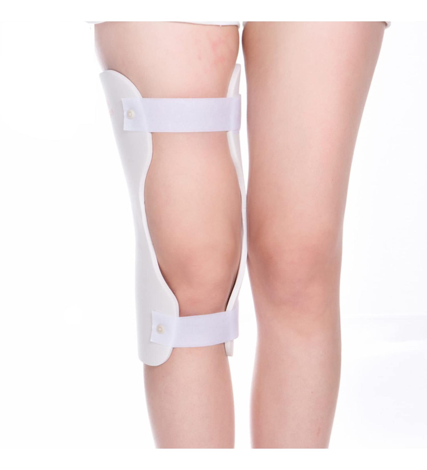ANGGREK Knee Splint - Breathable Orthopedic Immobilizer & Compression Sleeve for Arthritis & Sports Injuries (Left Leg Support - Buy Online on GoSupps.com