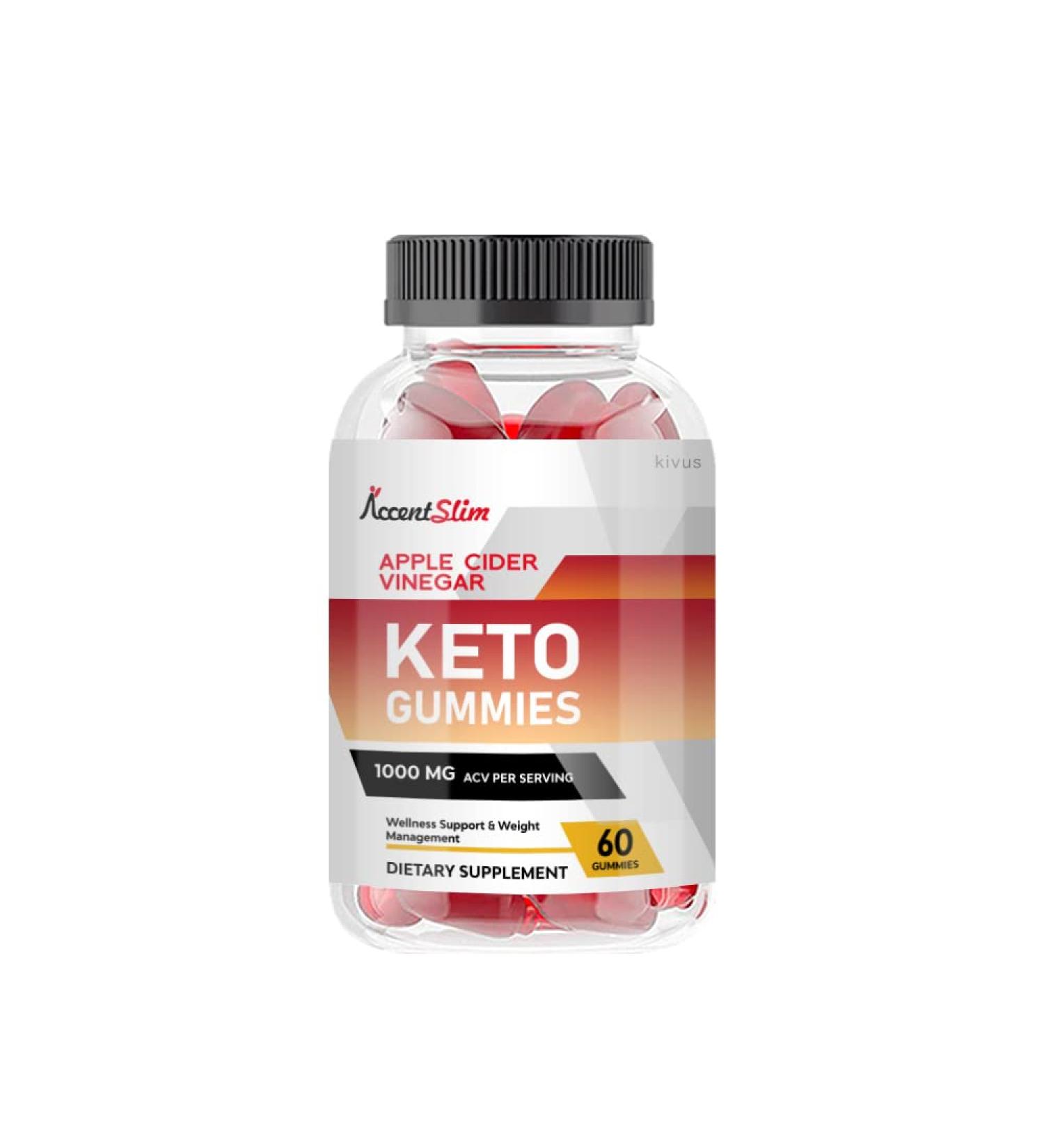 Kivus AccentSlim Apple Cider Vinegar Keto Gummies - 60 Gummies - Buy Online on GoSupps.com