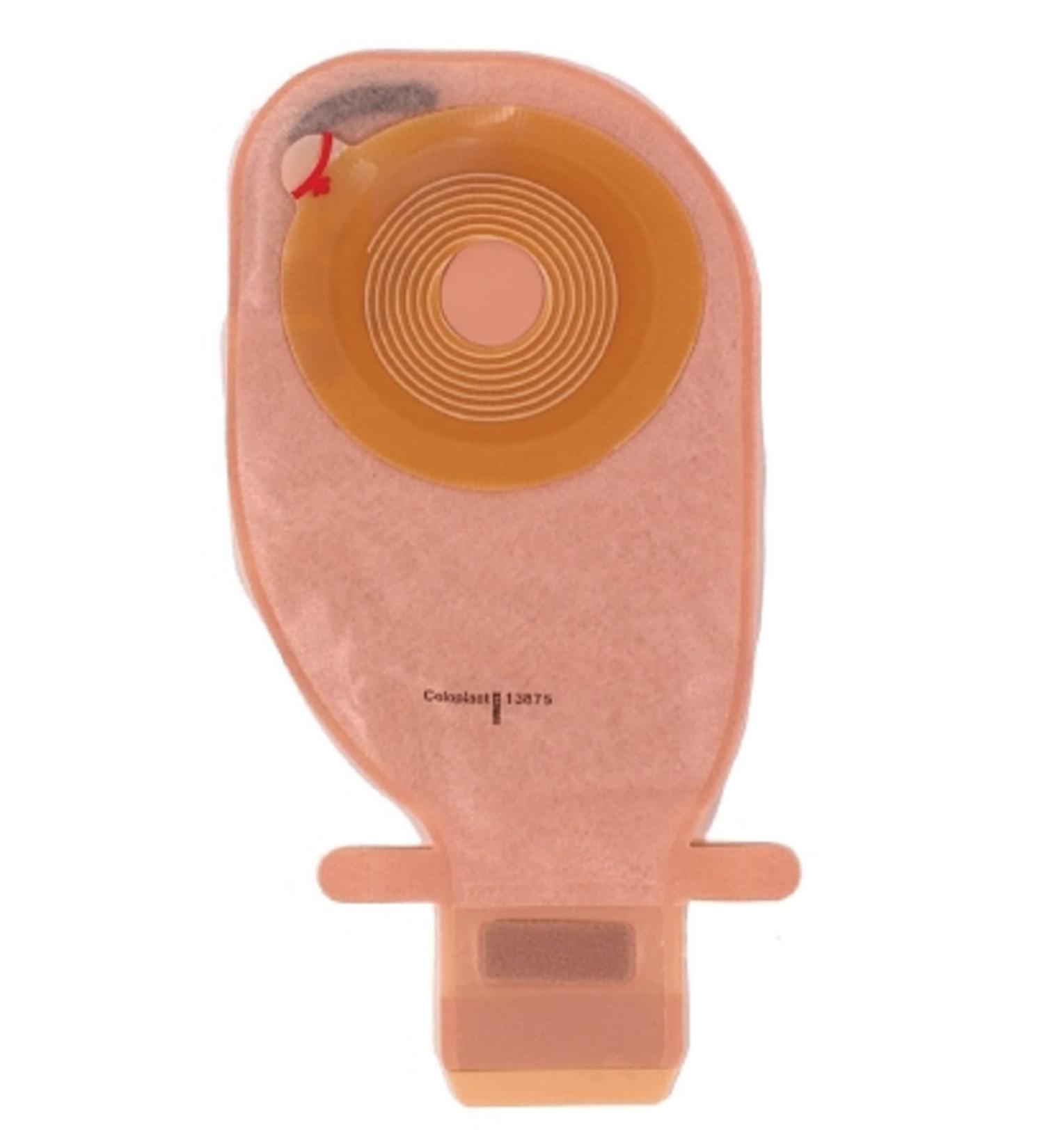 Ostomy Pouch Assura EasiClose One-Piece System 11" Length 15-43 mm Drainable Convex Trim To Fit (#14106 Sold Per Box)