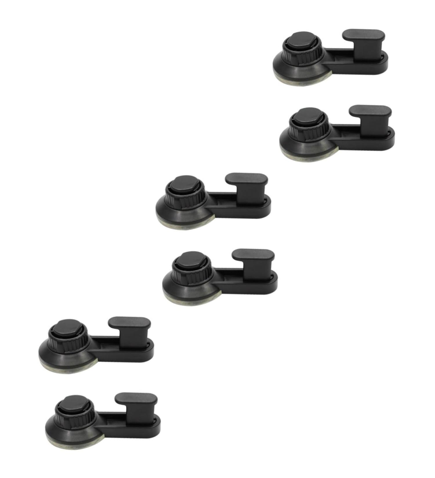 Cabilock Clothes Rack 6 Pcs Suction Cup Hook Towel Hooks Towel Hanger Coat Hooks Hook up Towel Rack Detachable Clothes Hanger mediumx3pcs Blackx3pcs - Buy Online on GoSupps.com