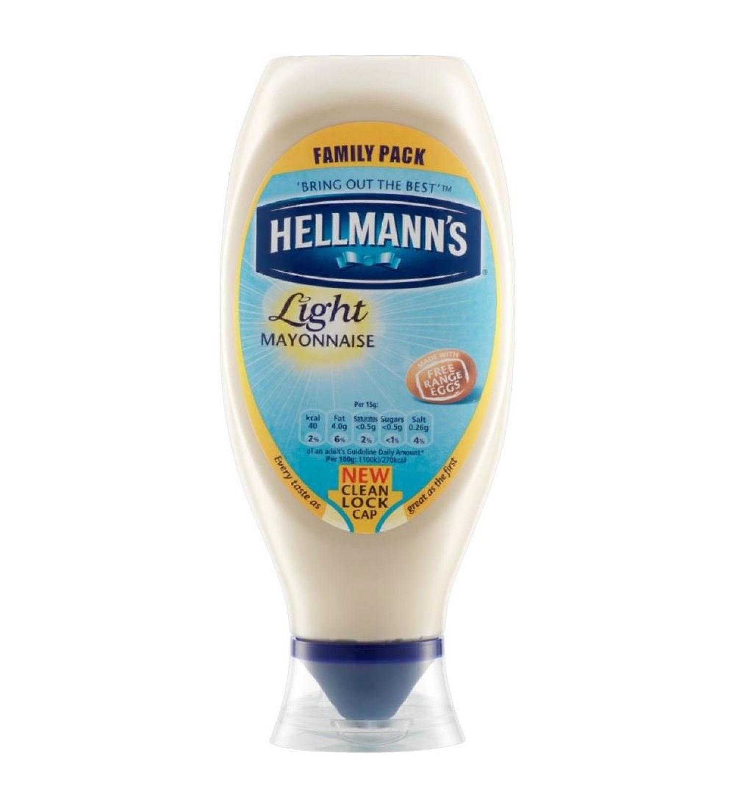 Hellmann's Hellmann Mayonnaise Light 750 ml - Pack of 2