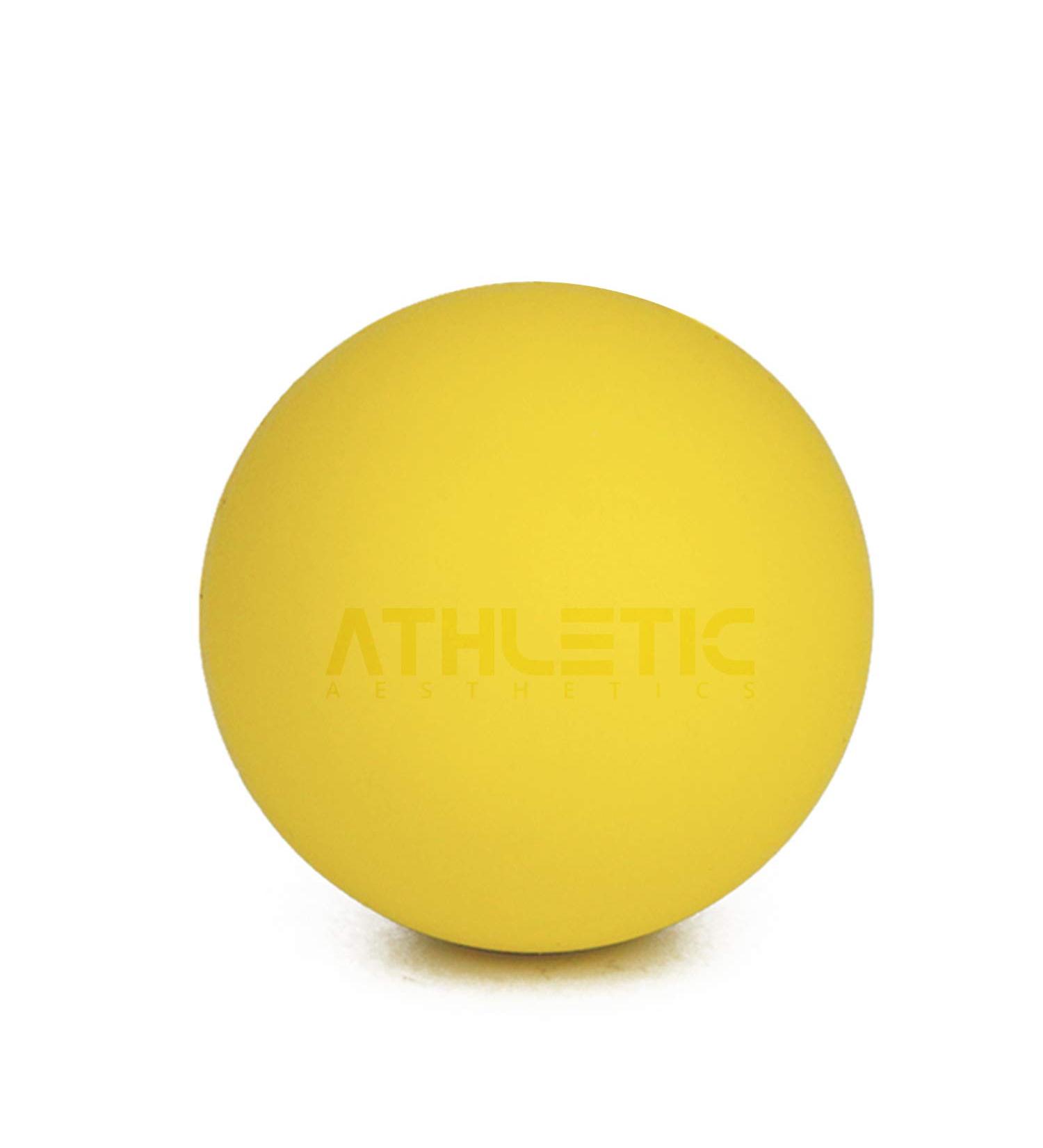 Buy Yellow 6cm Massage Ball | Lacrosse & Fascia Ball for Self-Massage & Trigger Point Therapy - Relieve Tension Effectively - Buy Online on GoSupps.com