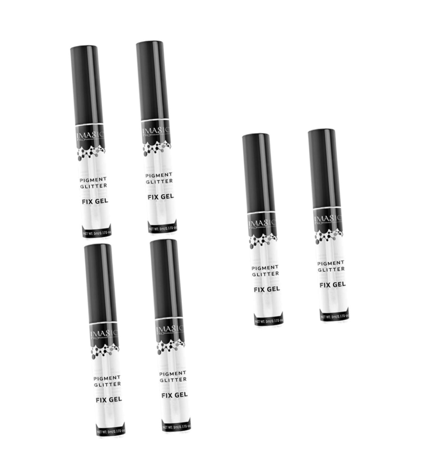 FOMIYES 6 Pcs Eye Primer Body Gel Face Glitter Gel Eyelash Glitter Glue Fix Gel for Eye Cosmetic Base 1 count (Pack of 1) Assorted Colorx3pcs - Buy Online on GoSupps.com