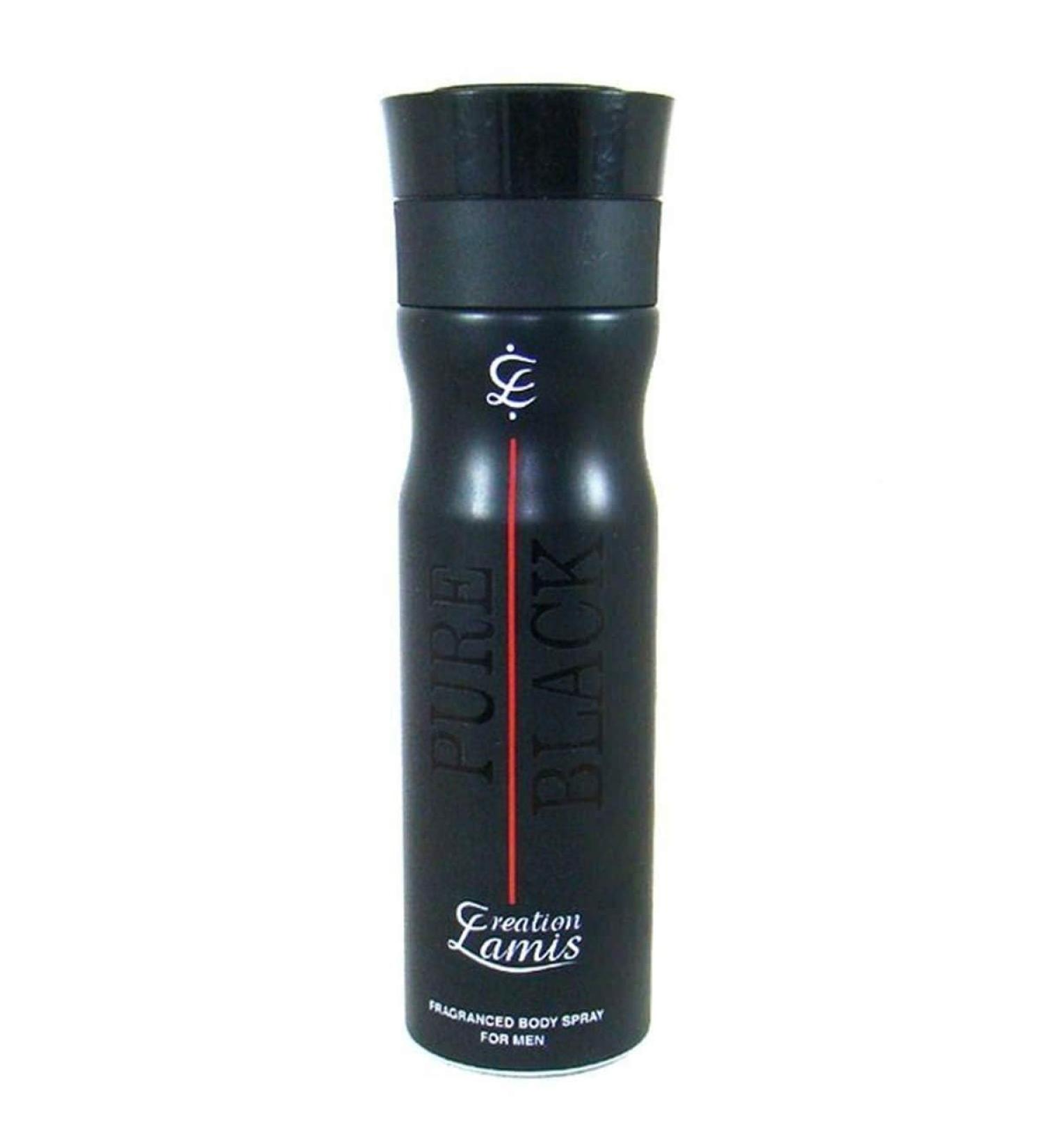 Pure Black Creation Lamis Fragranced Body Spray For Men 200ml