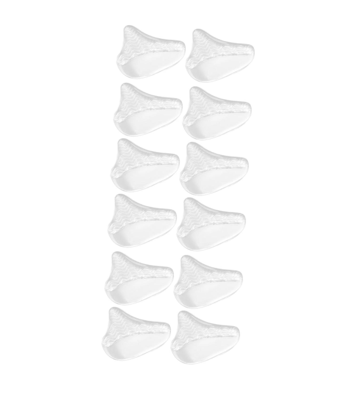 Mobestech 6 Pairs Forefoot Pad Orthotic Insoles - Wedge Pillow Shoes Cushion for Ball of Foot - Absorption Inserts & Dancer Pads - Half Size PU White - Buy Online on GoSupps.com