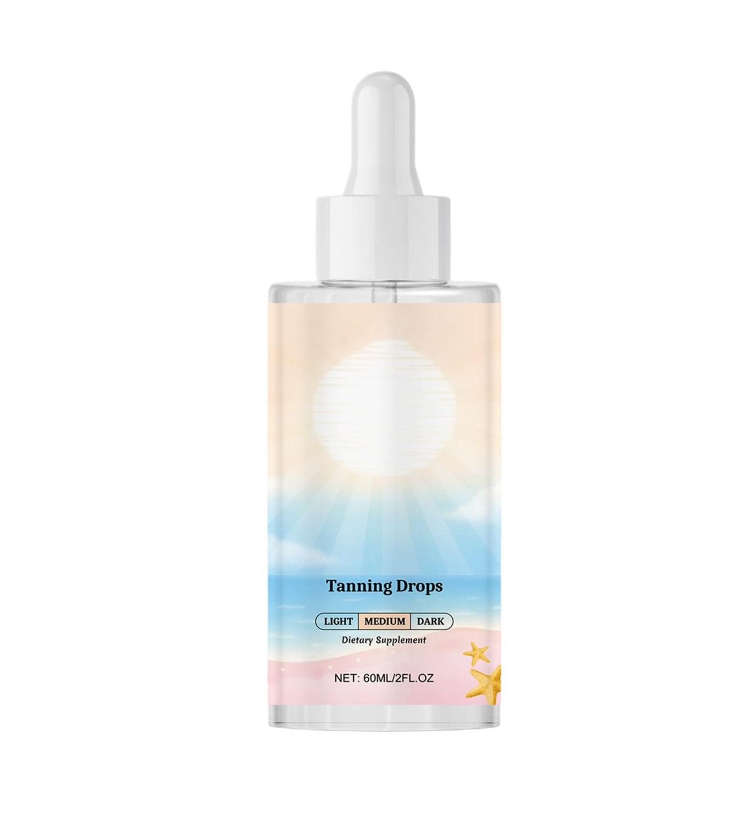  G n rique Tanning Drops 60ml Face and Body Liquid Tanner Brightening Moisturizing Formula Custom Glow Solution Ideal for Arms Legs Back Perfect Women Men Beach Days Travel Use - Buy Online on GoSupps.com