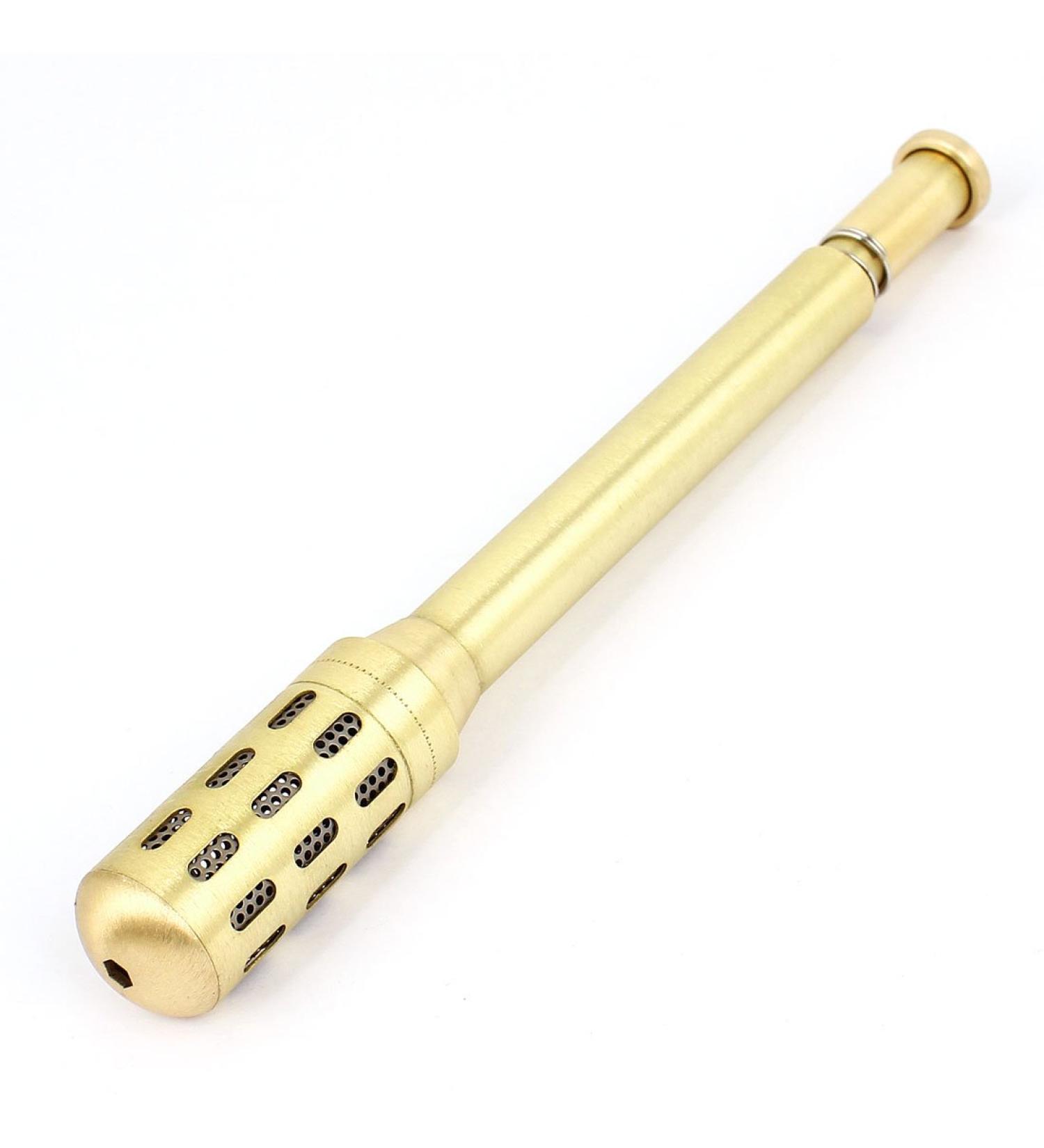 Ruilogod Brass Moxa Moxibustion Roll Burner Stick Club 22mm Dia