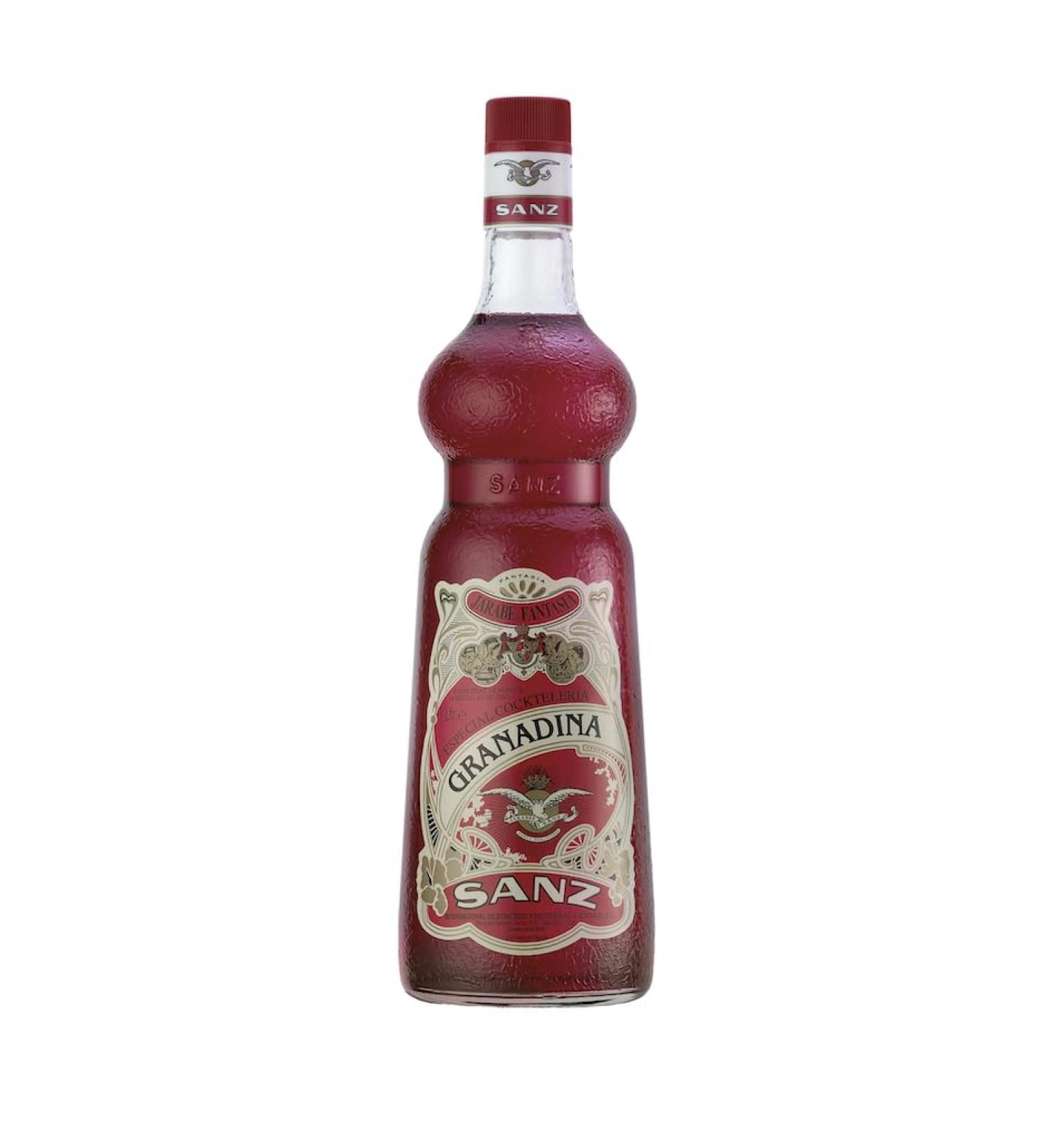 SANZ SANZ Grenadine Syrup 20% Pomegranate Juice Alcohol-Free 1L - Buy Online on GoSupps.com