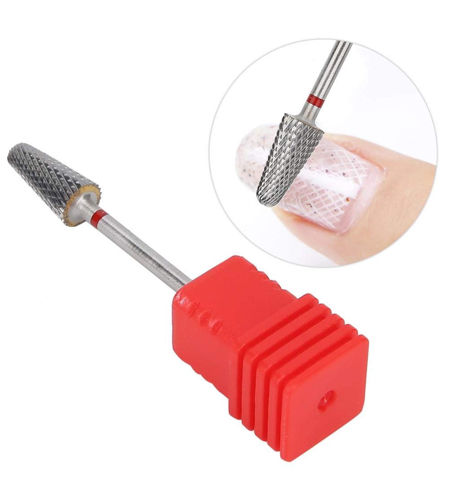 NAROOTE Nail Drill Bits Professionsal Nail Drill Bits Nail Polishing Burr Manicure Pedicure Accessory Tool(Type C) - Buy Online on GoSupps.com