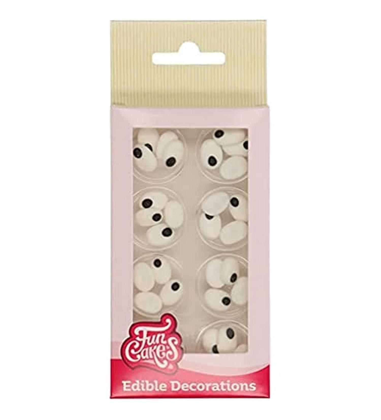 FunCakes Sugar Decorations Oval Eyes Set/32