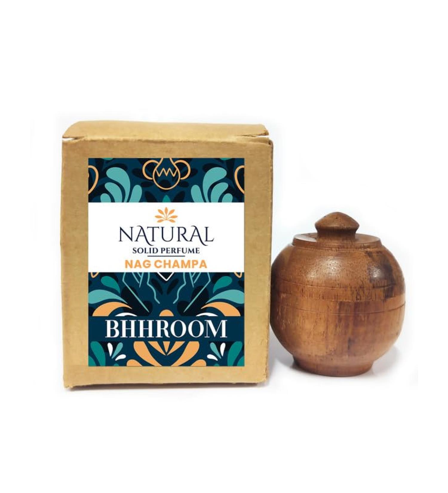 Aromatics Nag Champa Solid Perfume Men Women Natural Scent - Buy Online on GoSupps.com