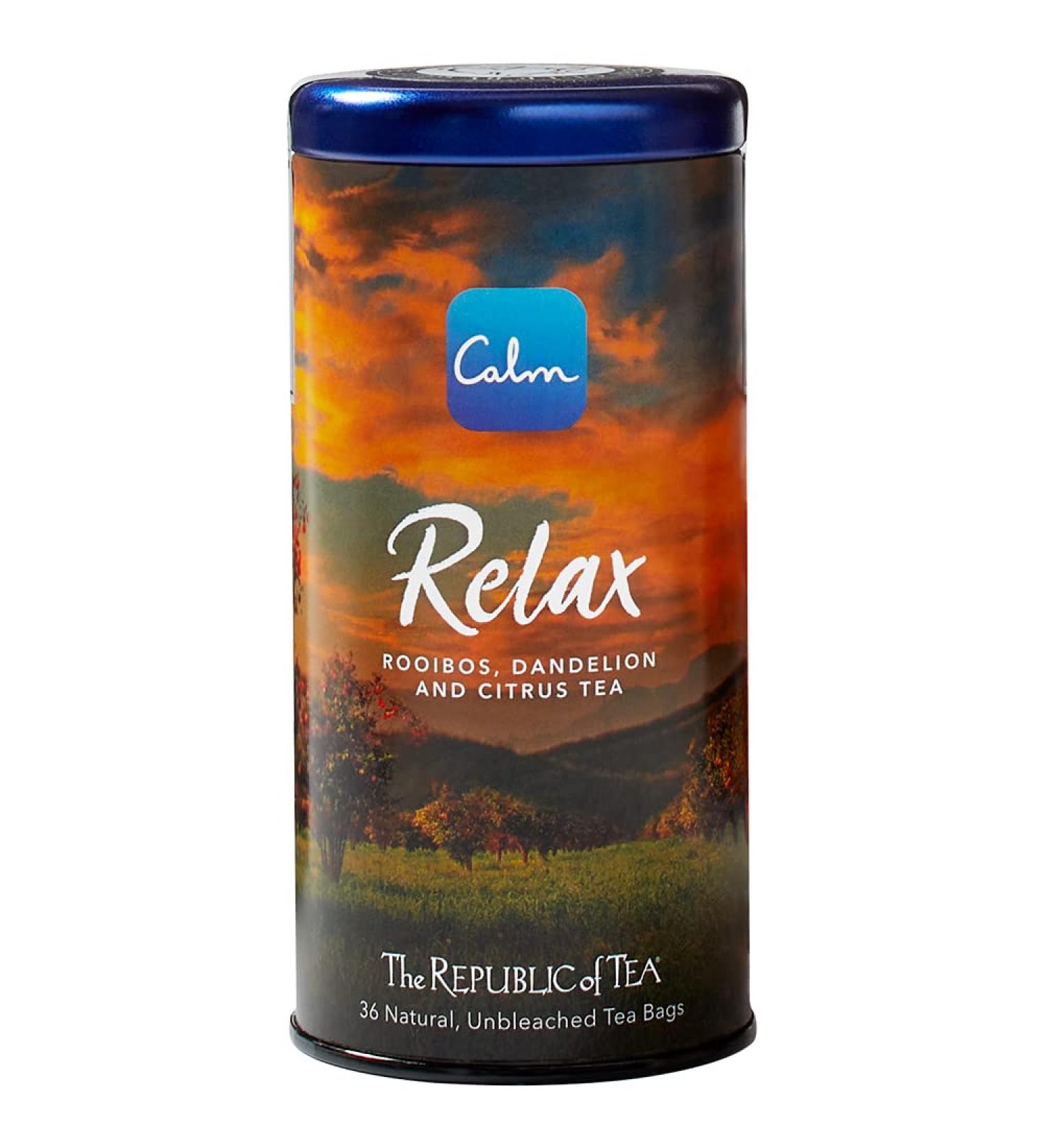The Republic of Tea Calm Relax Caffeine Free Tea Bags - 36 Count - Buy Online on GoSupps.com
