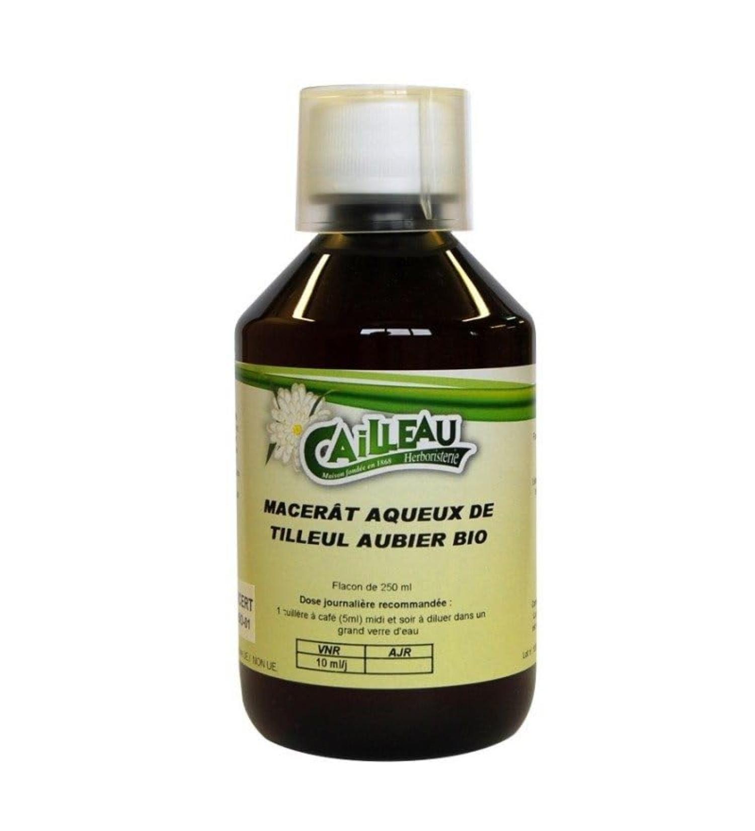 Cailleau - Herboristerie Aqueous Linden Macerate - Organic Sapwood - 250 ml Bottle - Cailleau