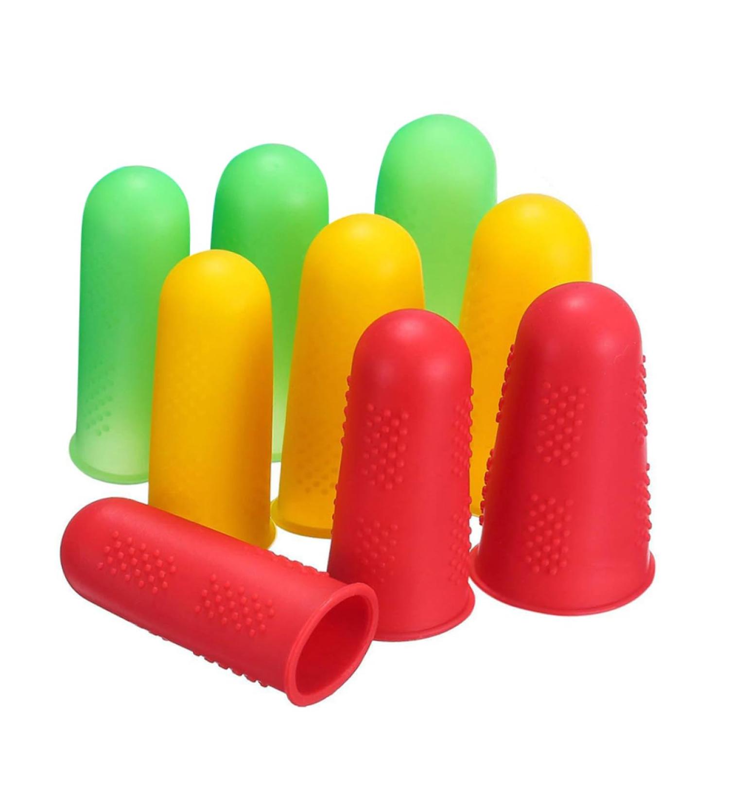9pcs Finger Protectors - Wear-Resistant Finger Sleeves & Thumb Covers - Assorted Colors for Durable Support - Ideal for eCommerce Shipping Worldwide - Buy Online on GoSupps.com