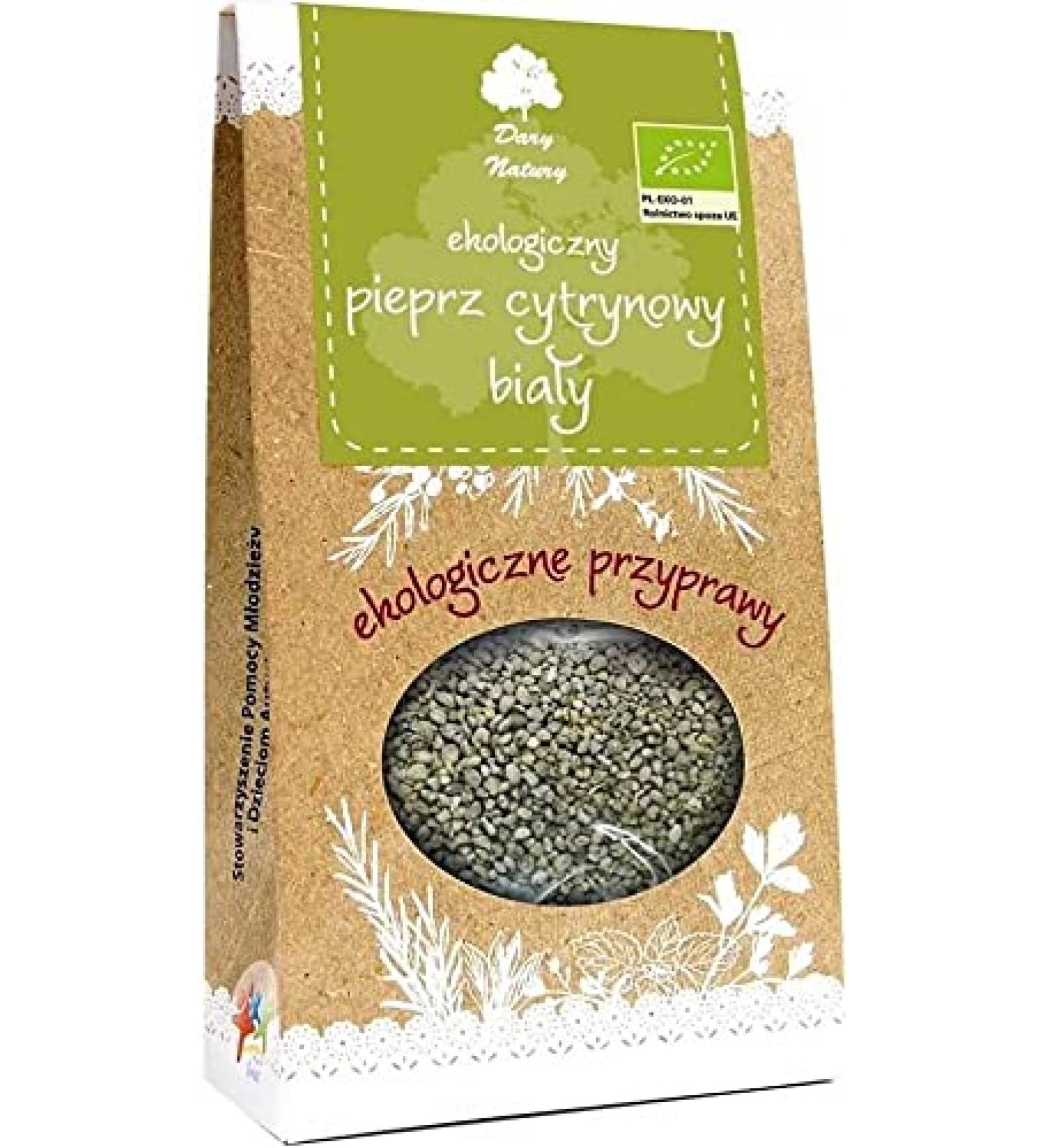 Pepper lemon white ORGANIC 50g - DARY NATURY