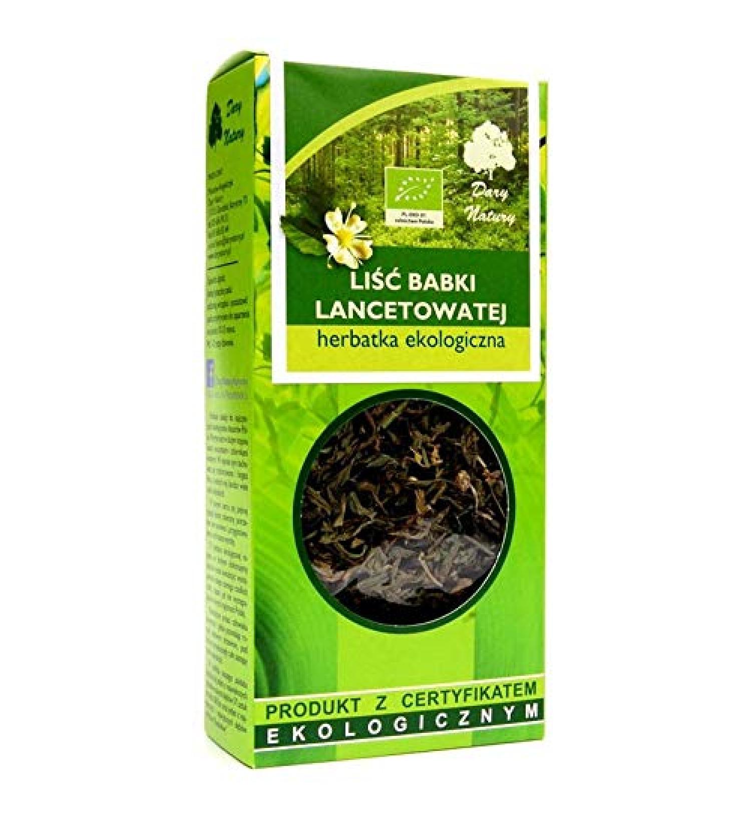 Dary Natury Dary Natural Organic Plantago Lanceolata Tea 25 g