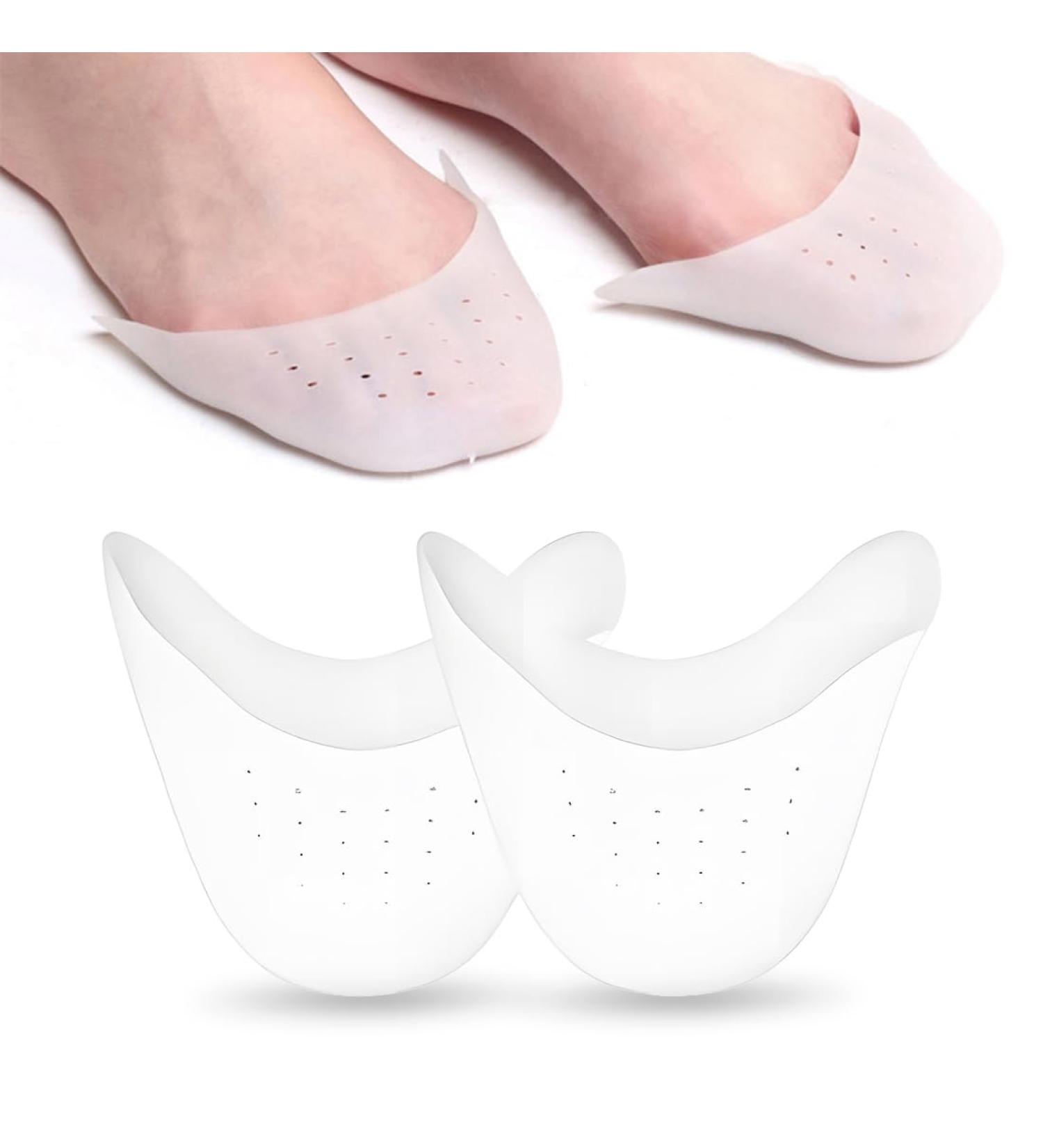 Buy Eodkse 2x Silicone Toe Protection for Ballet & Pumps | Soft Gel Toe Caps & Metatarsal Pads for Pain-Free Dancing & Running - Buy Online on GoSupps.com