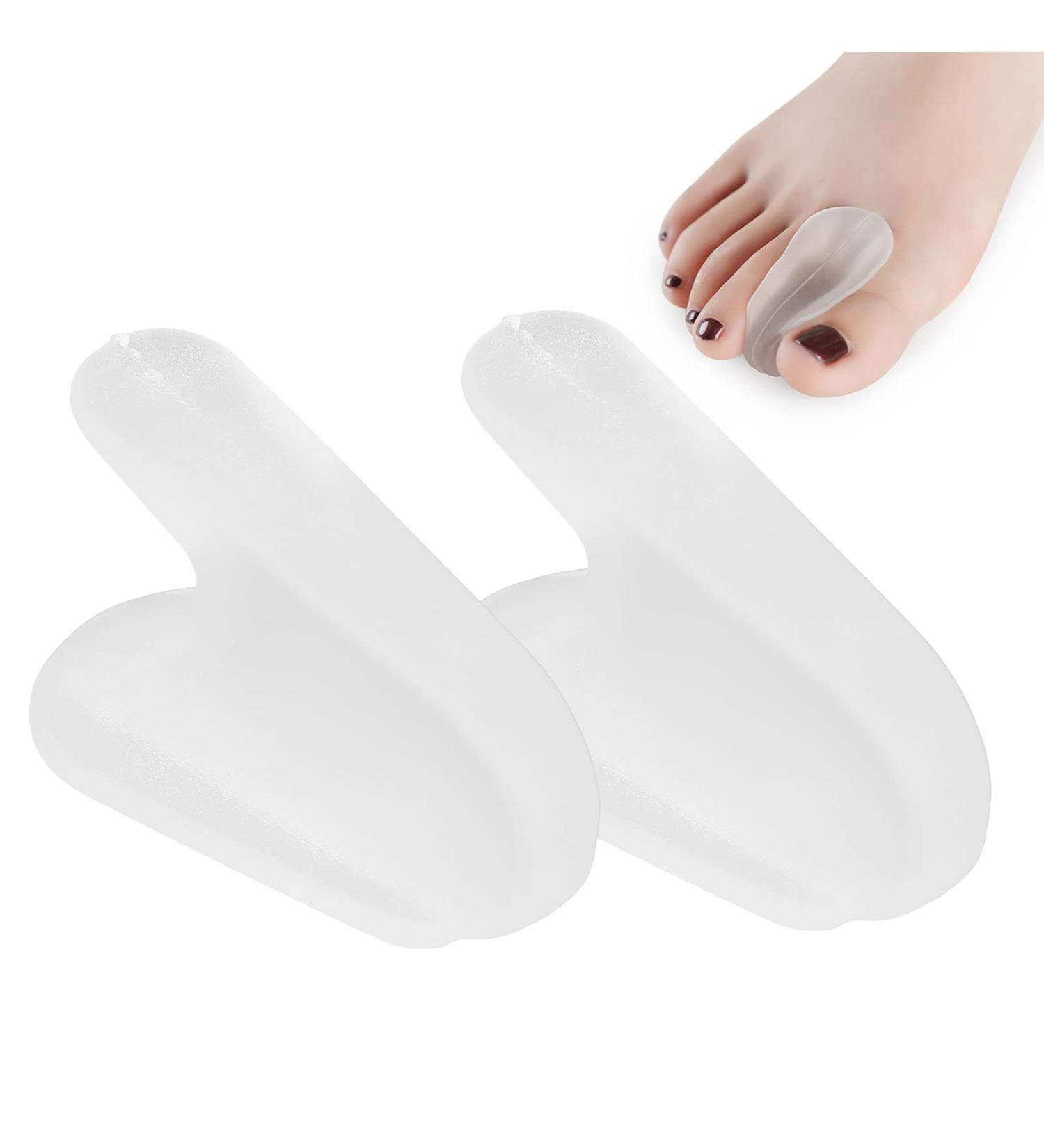 ANGGREK Silicone Gel Toe Separator - Bunion Corrector & Hammer Toe Spacer for Foot Care (Size: L) - Buy Online on GoSupps.com