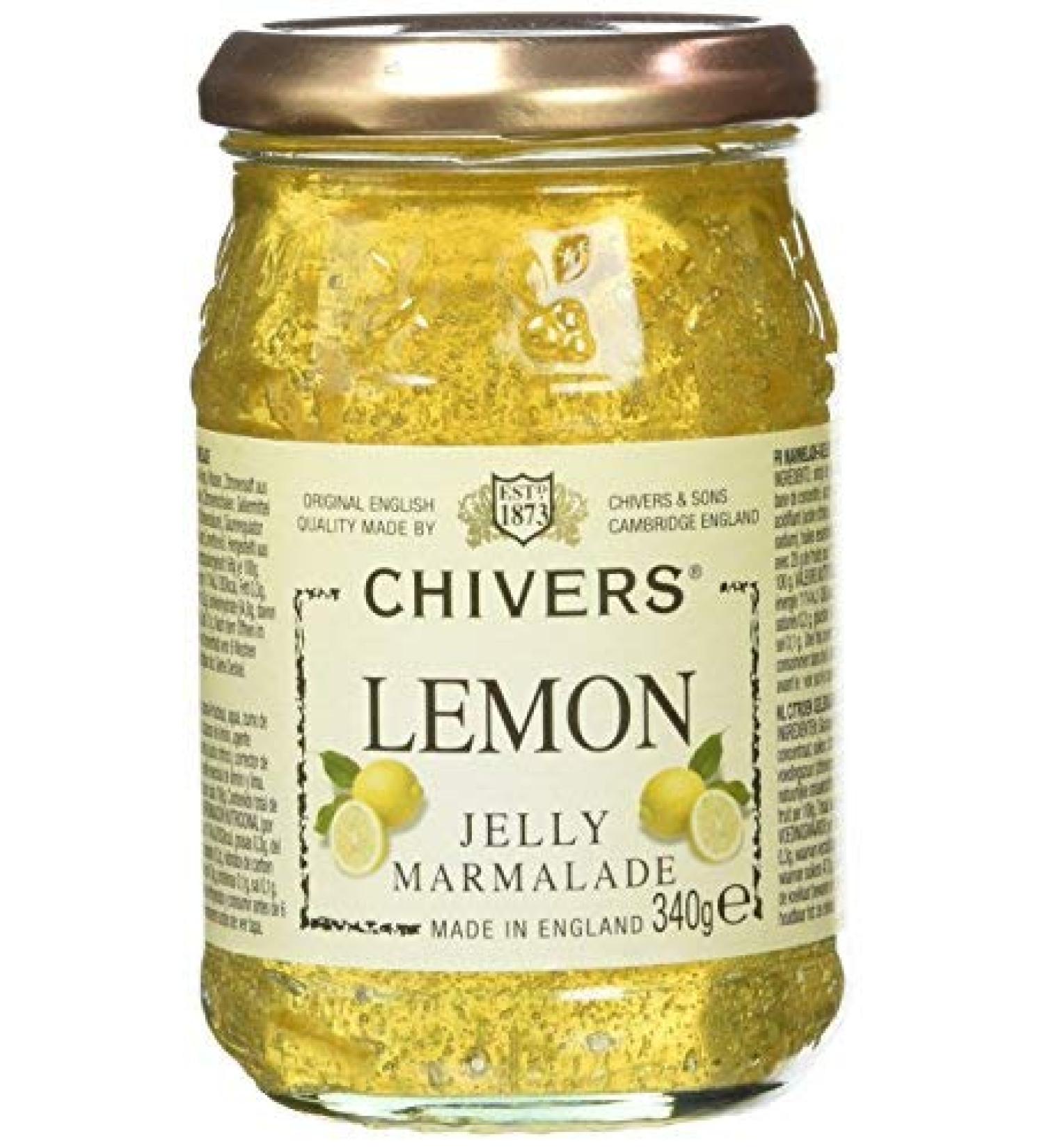 Chivers - Lemon Jelly Marmalade - Lemon Jelly Marmalade - Traditional English Recipe -340 Grams